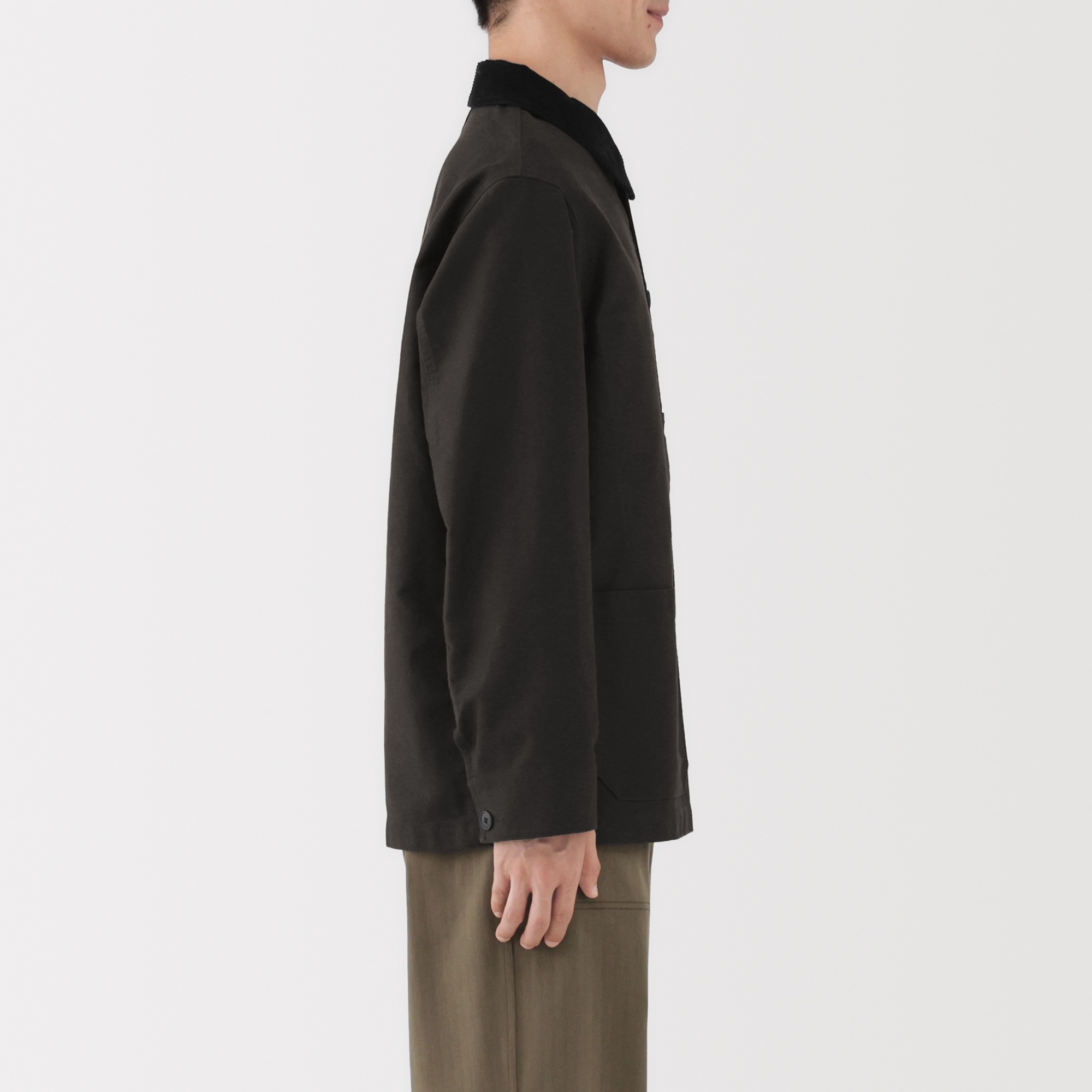 M's kapok blended corduroy collar work jacket(OS)