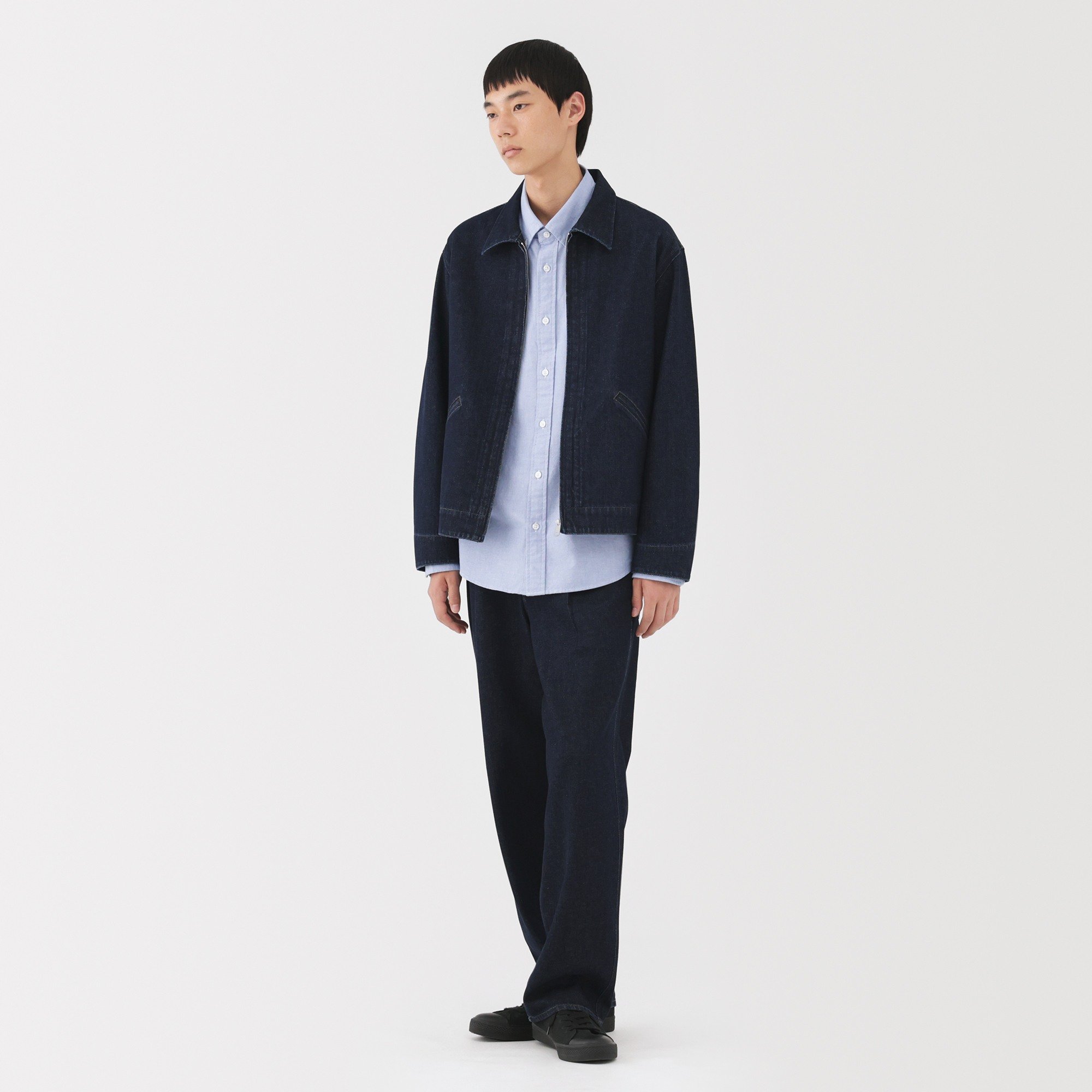 M's Kapok blended denim blouson