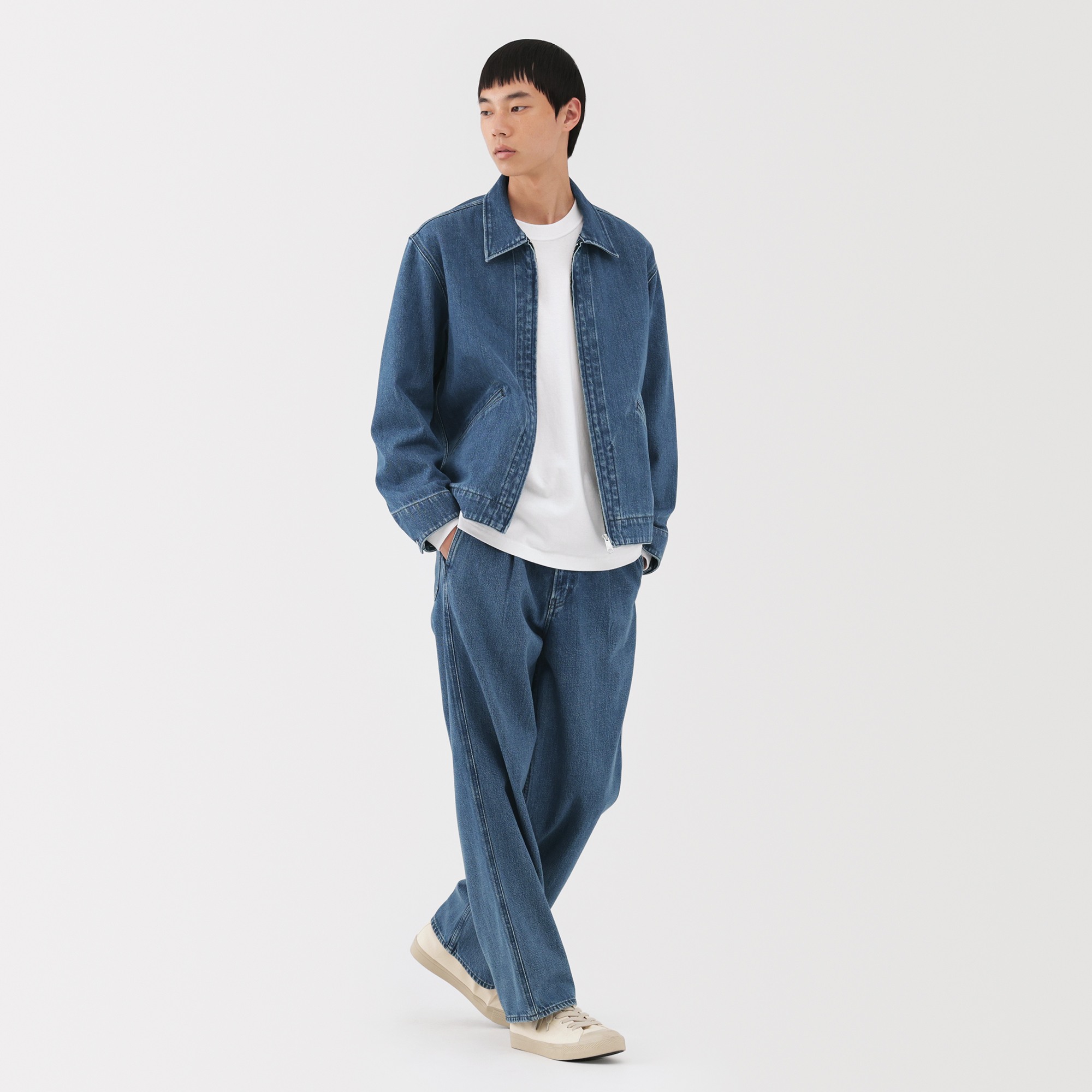 M's Kapok blended denim blouson