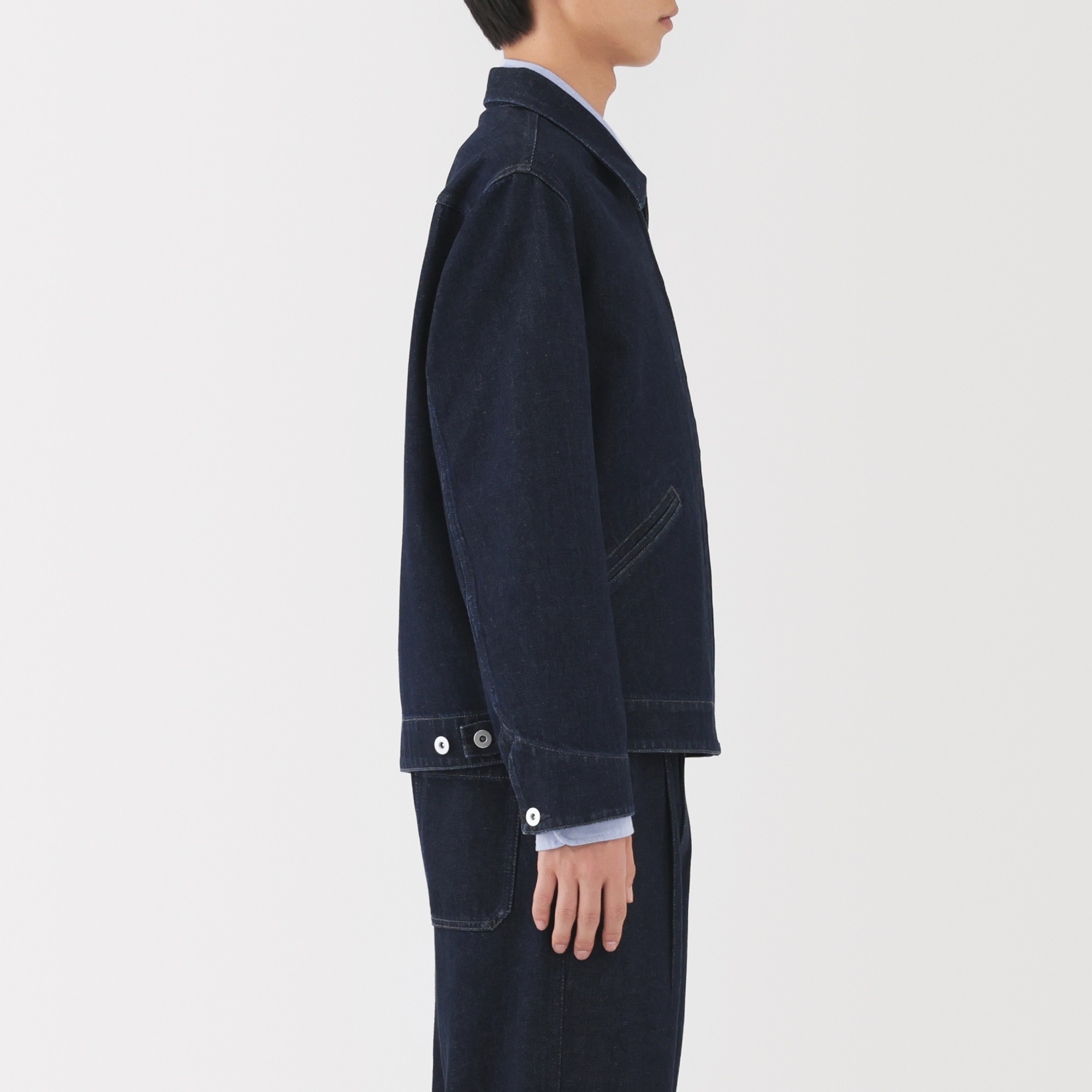 M's Kapok blended denim blouson