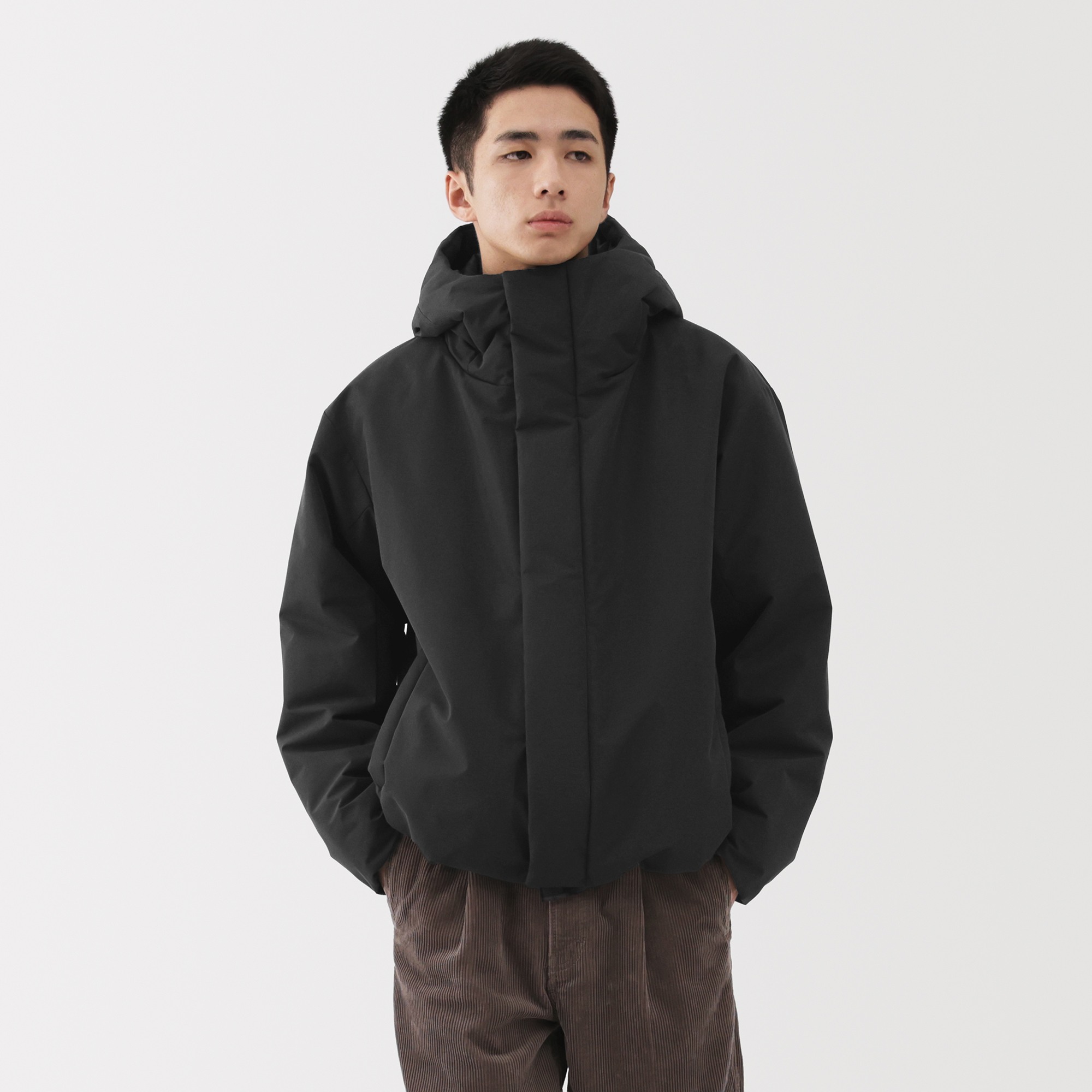 M's padded hooded jacket