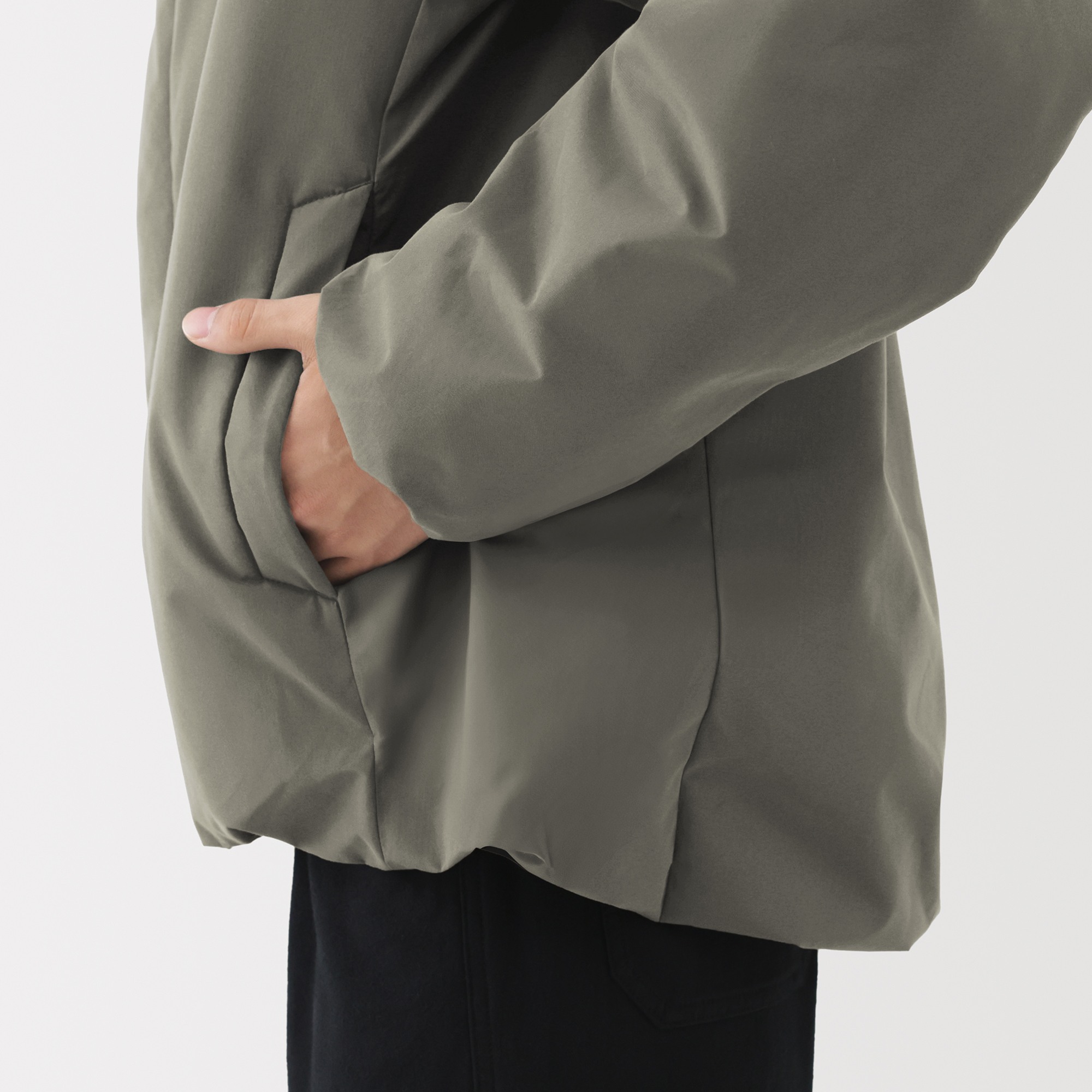 M's padded hooded jacket