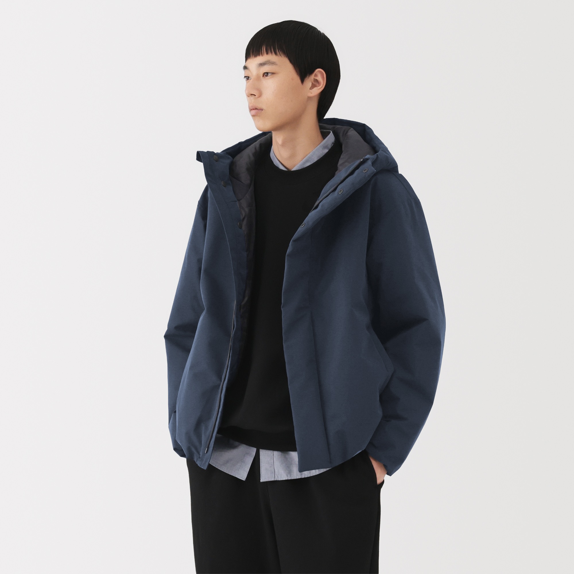 M's padded hooded jacket