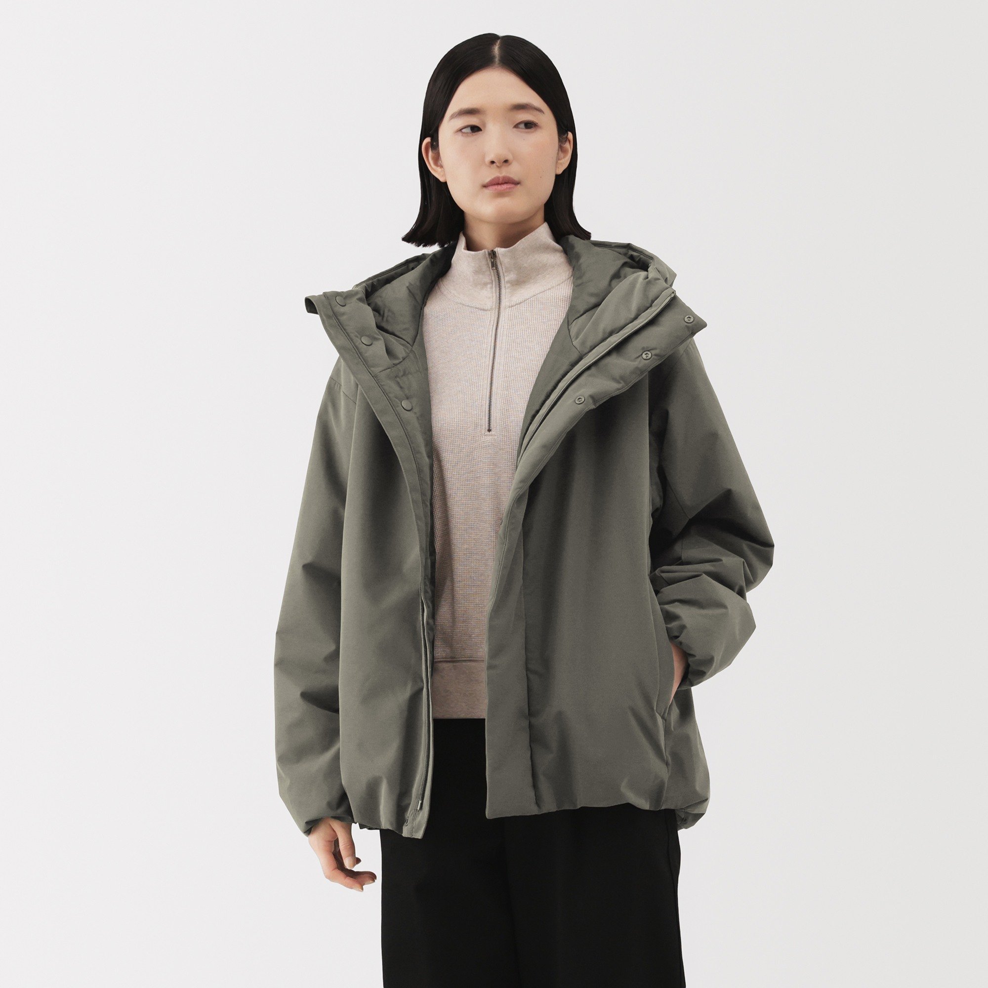 M's padded hooded jacket