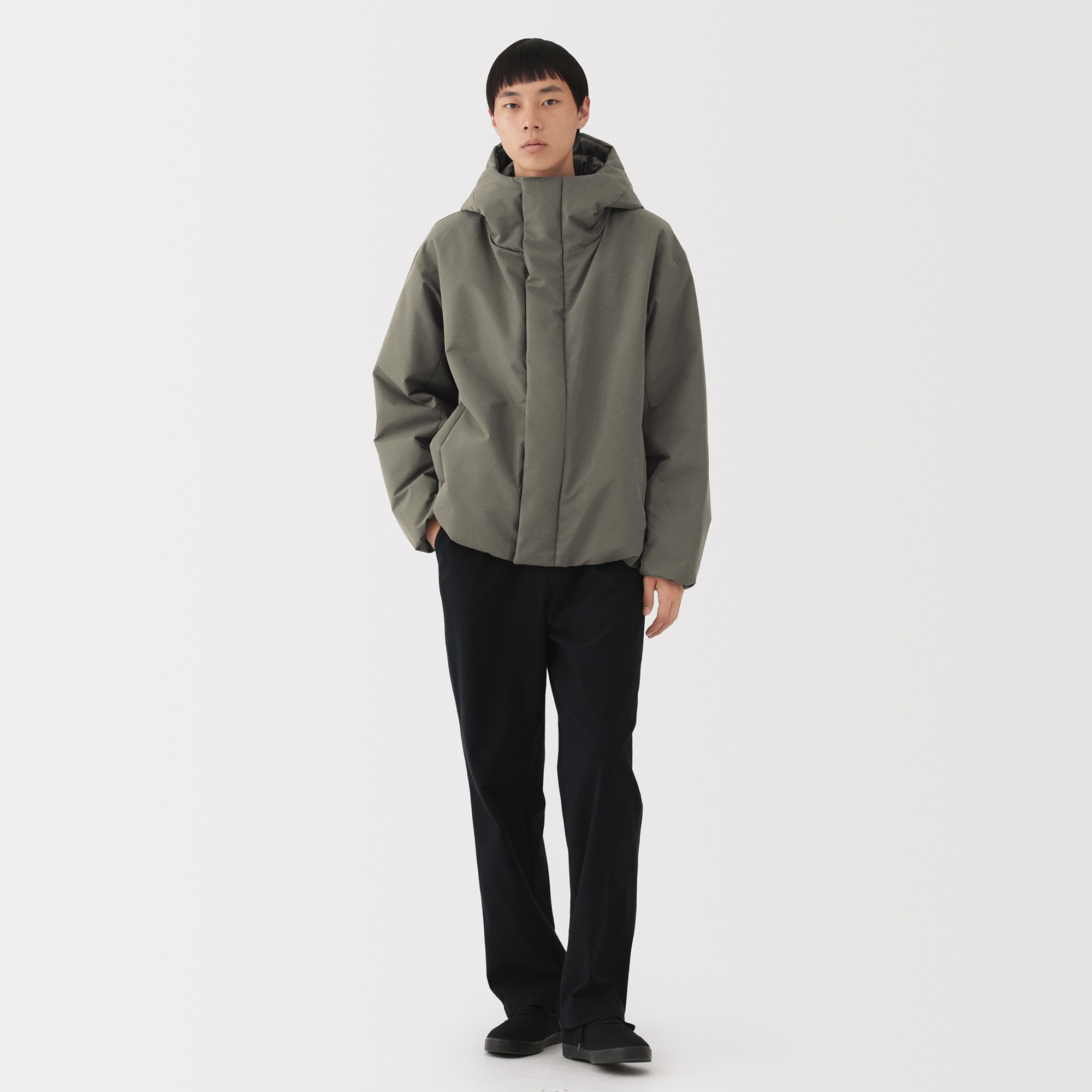 M's padded hooded jacket