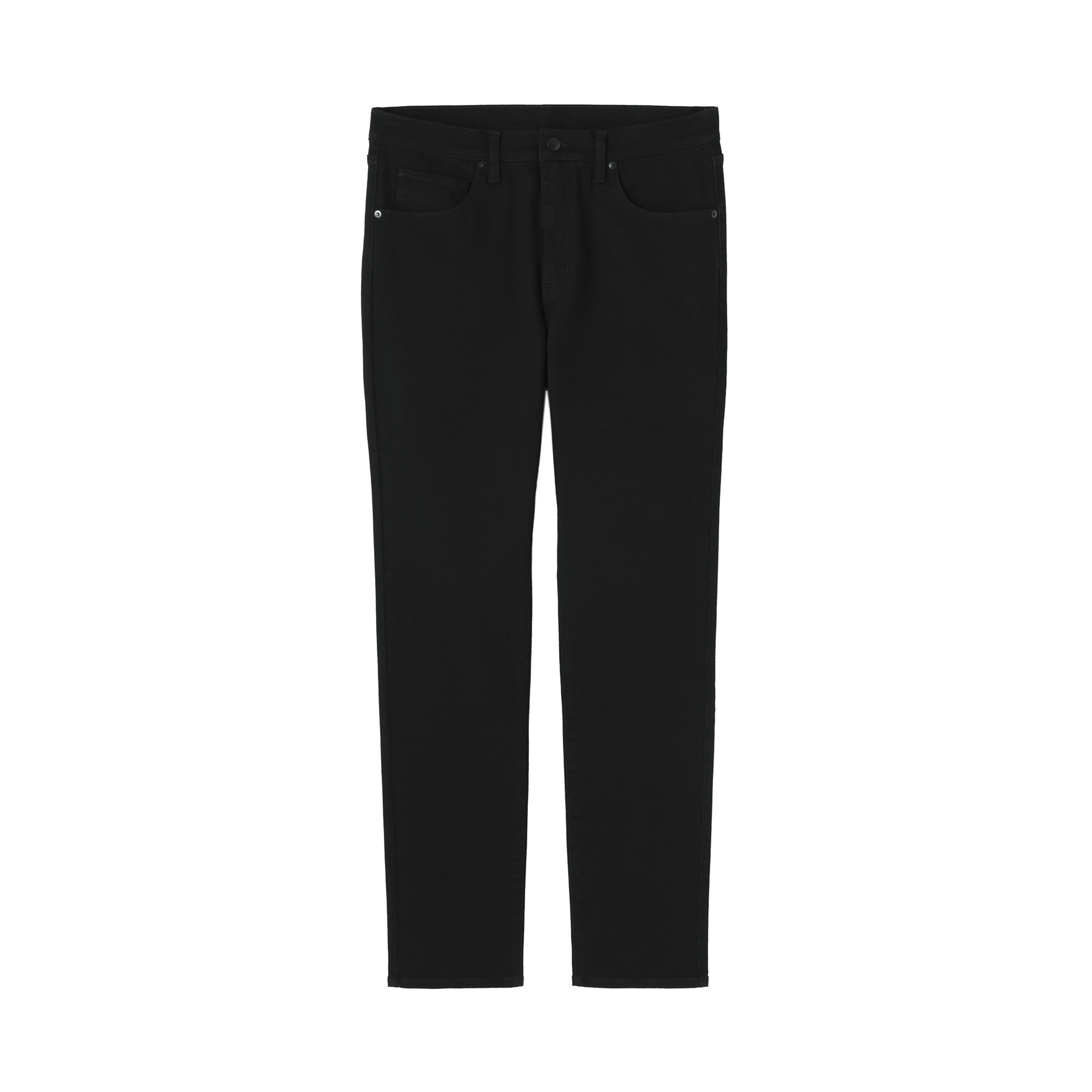M's Stretch denim slim pants (Black)