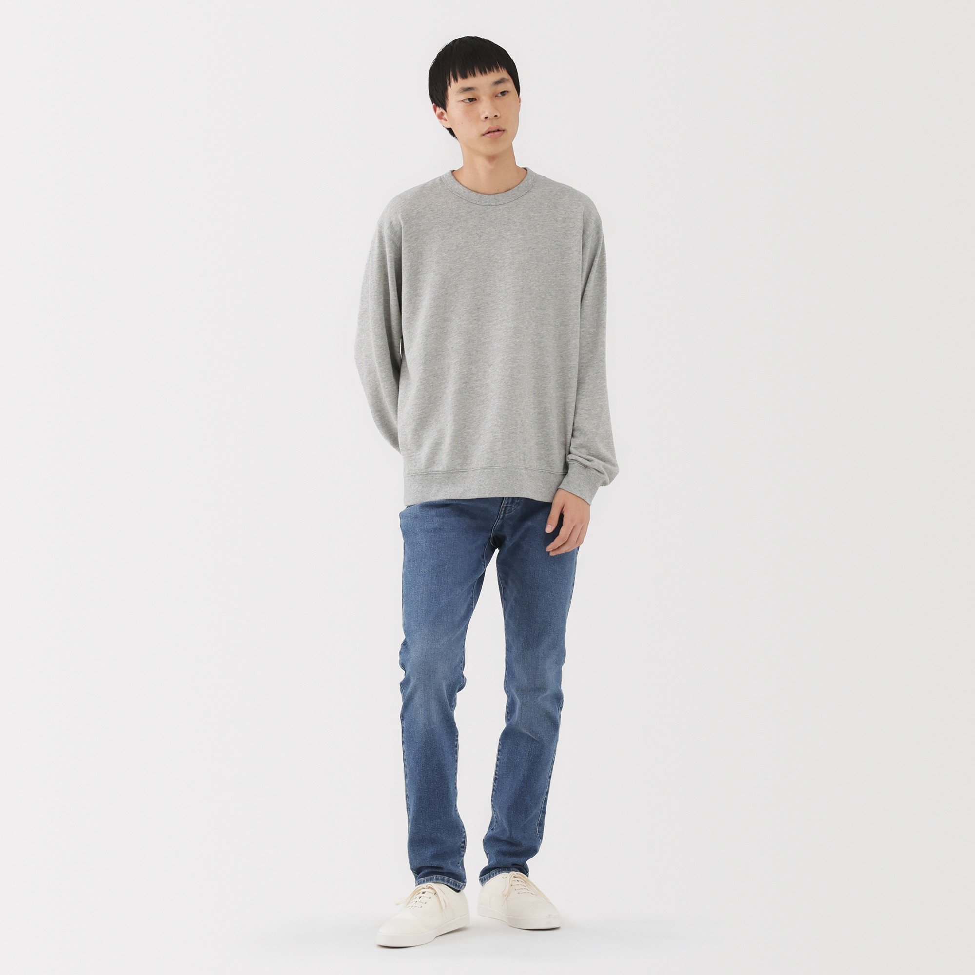 M's Stretch denim slim pants (Indigo)