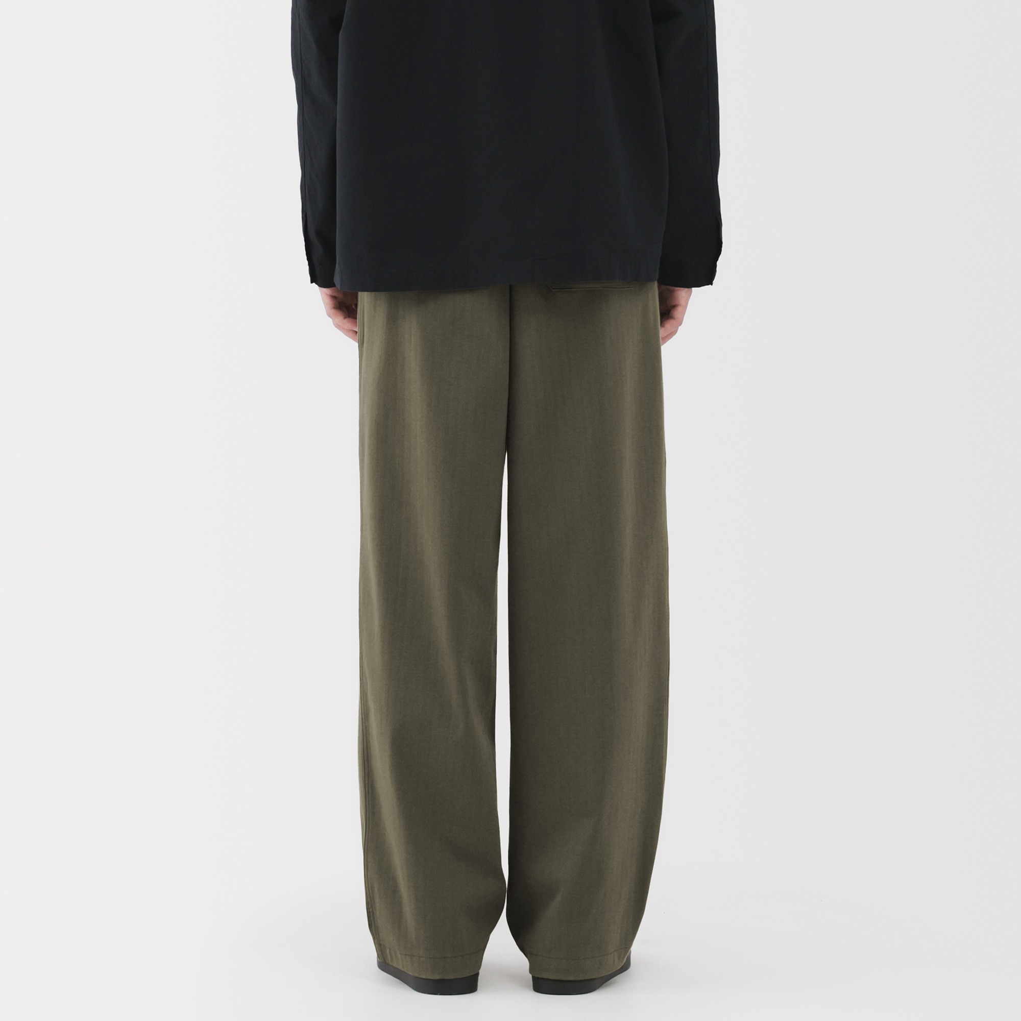 M's 2way stretch herringbone baker pants