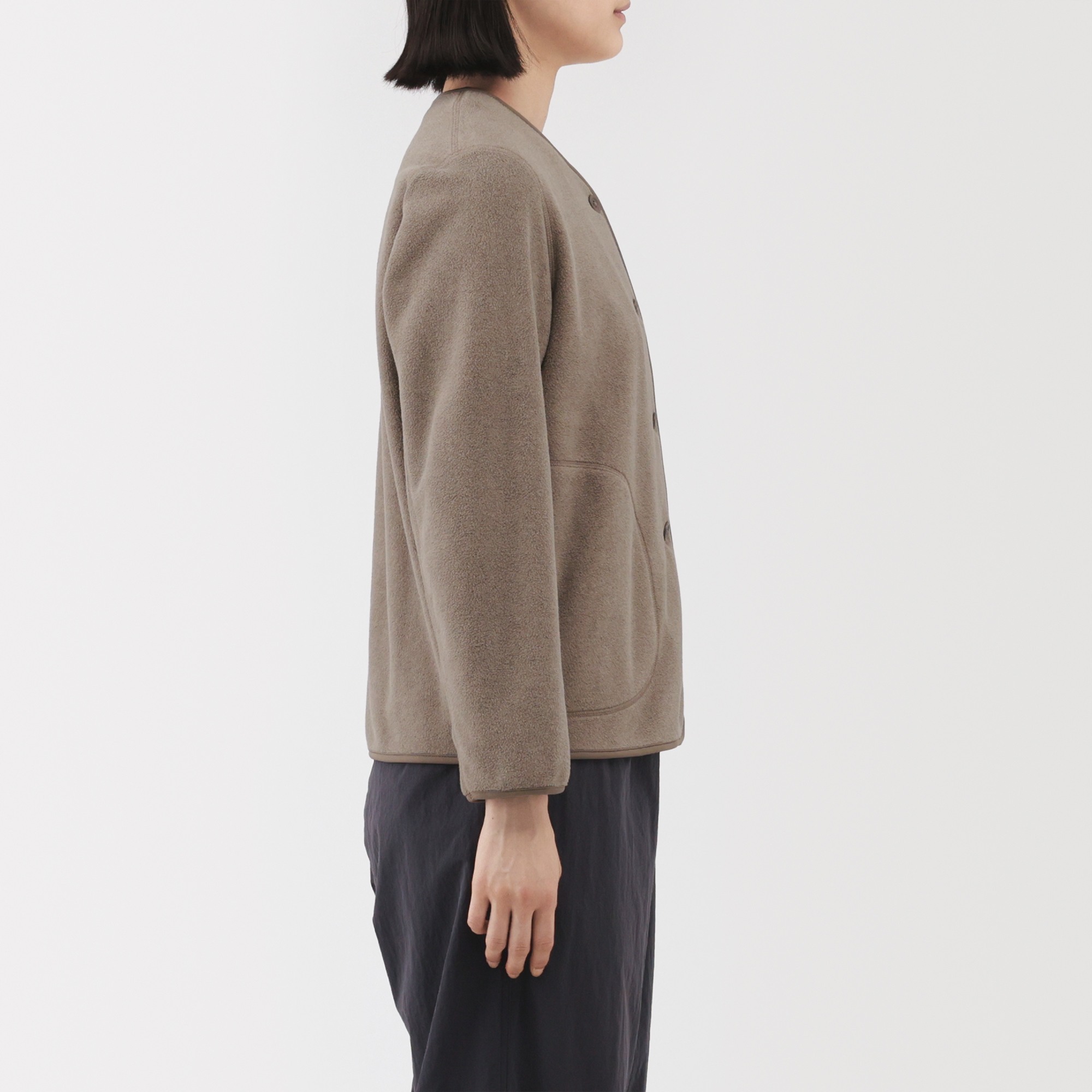 W's Easy recycle fleece cardigan