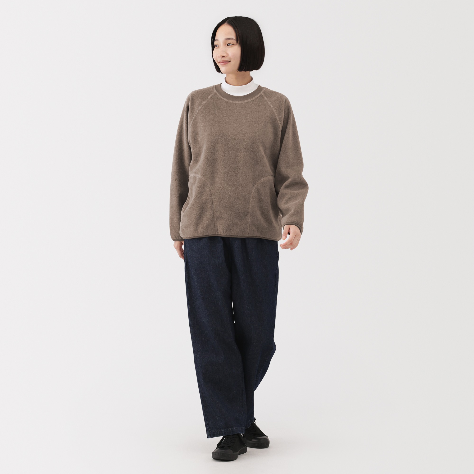 W's Easy recycle fleece pullover