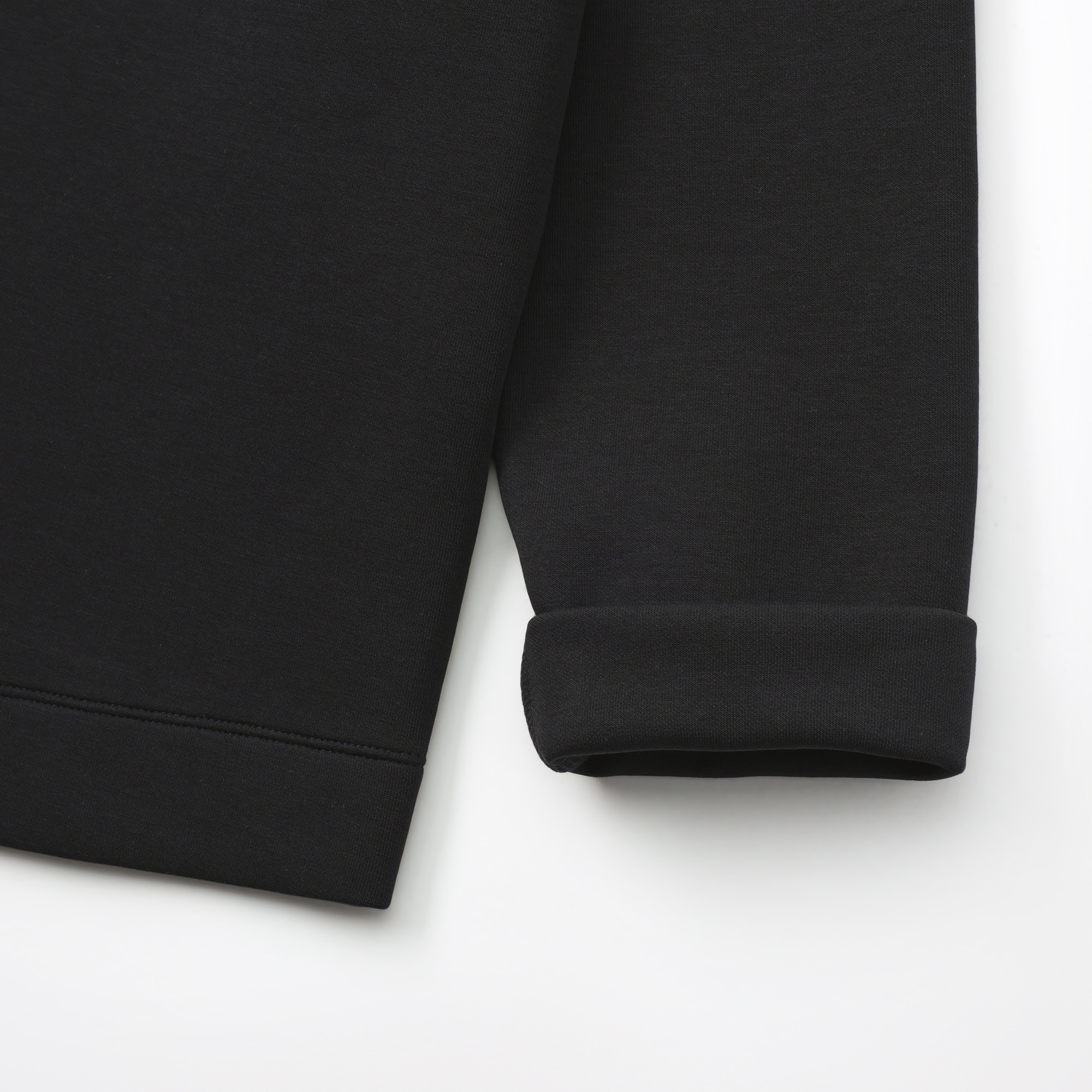 W's Double knitted crew neck sweat cardigan(OS)