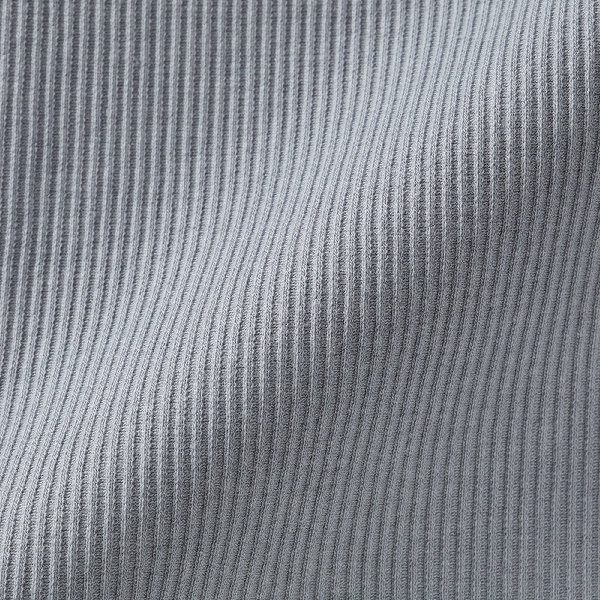 W's Lyocell blend ribbed crew neck cardigan