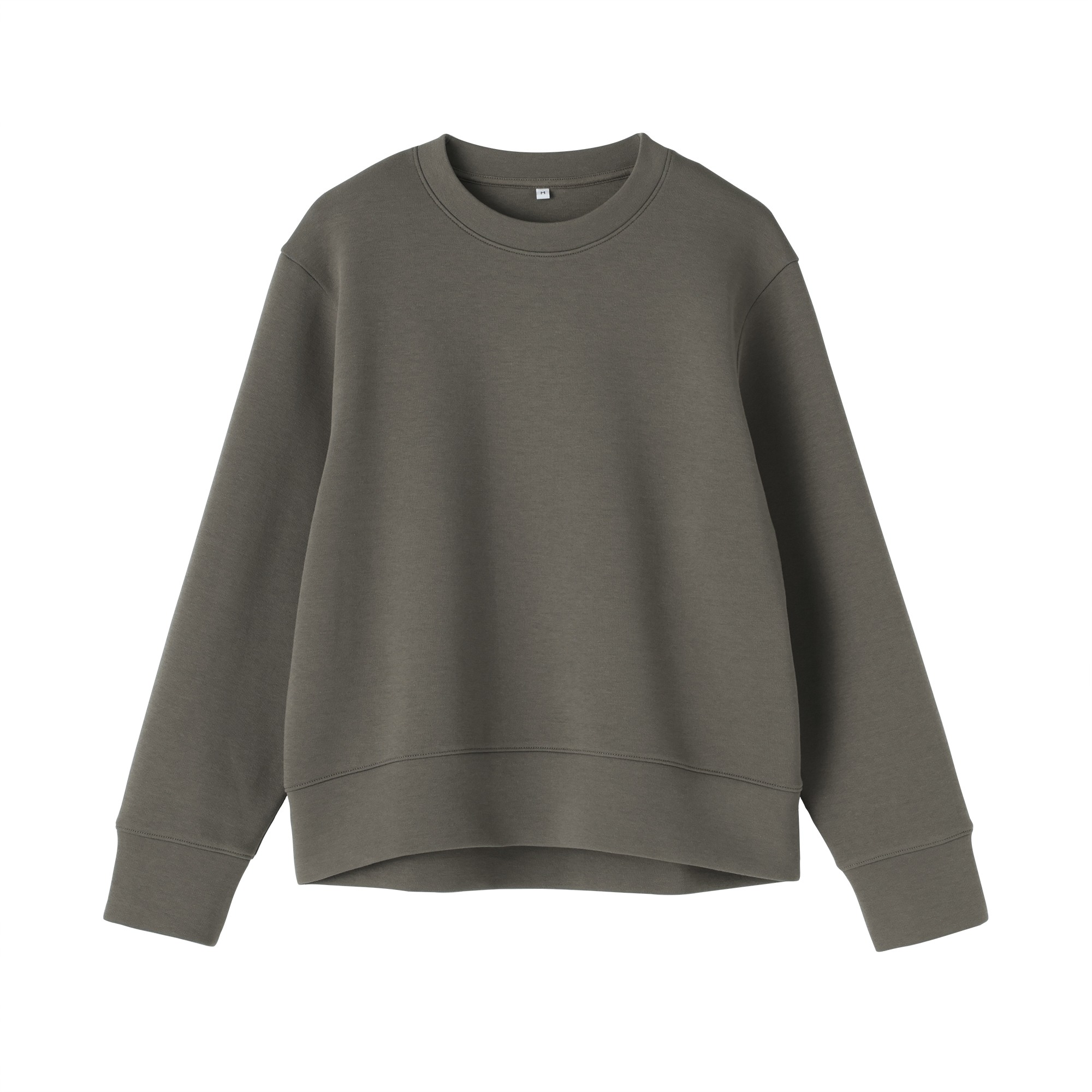 W's Double knitted crew neck sweatshirt(OS)
