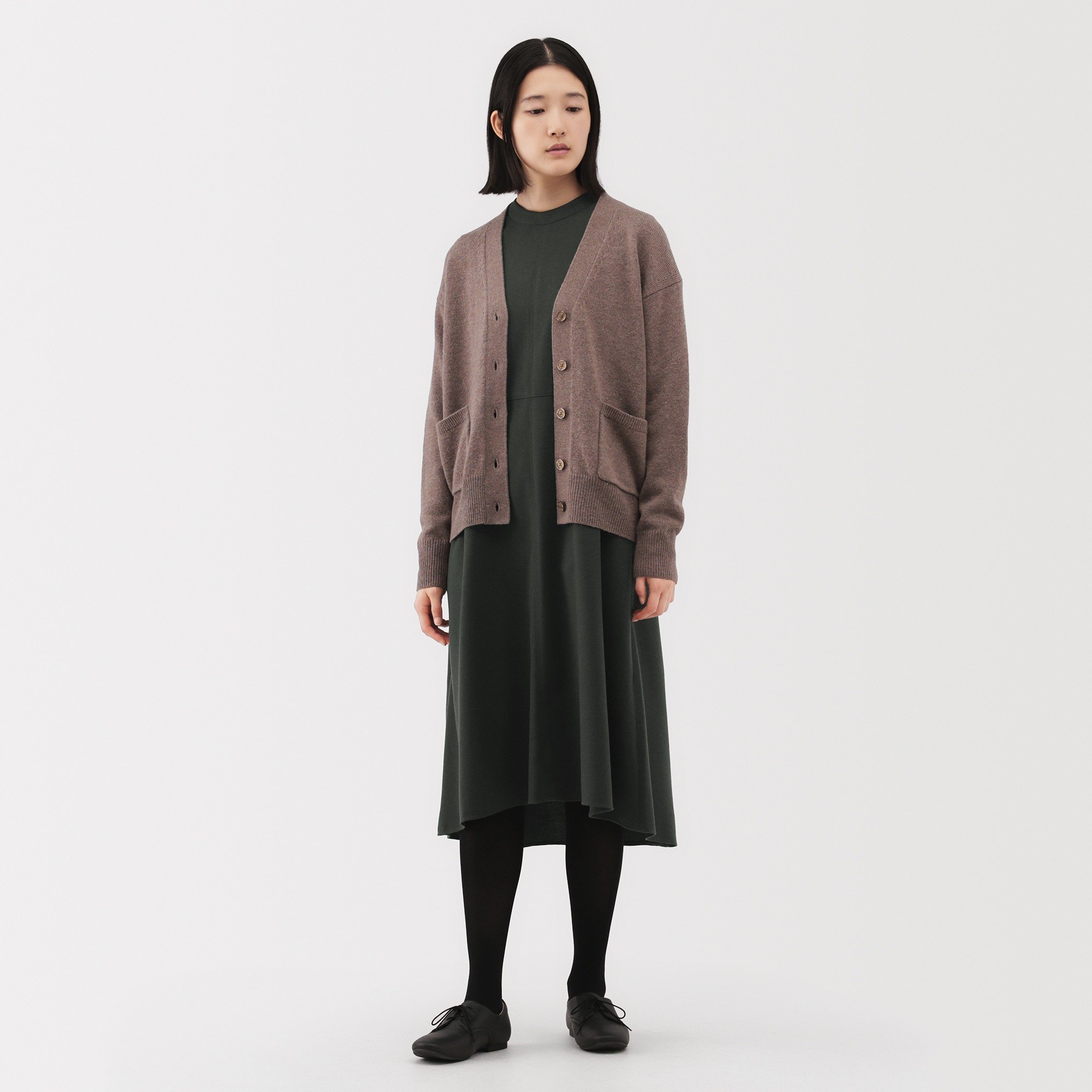 W's Brushed jumper skirt