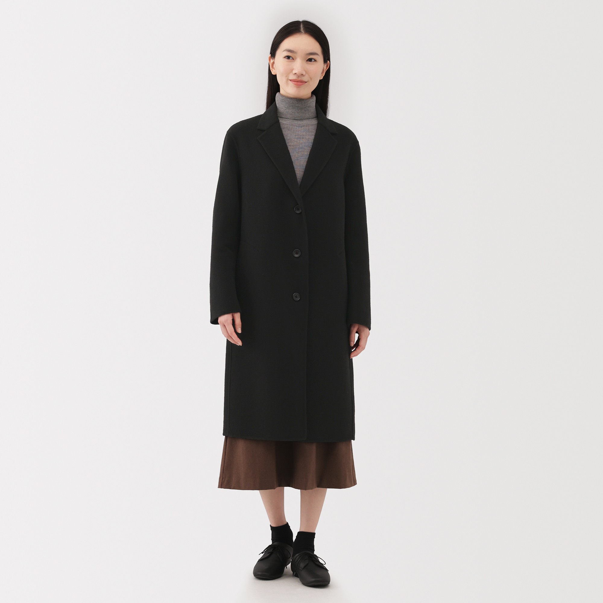 W's Wool blended Double face Chester coat(OS)