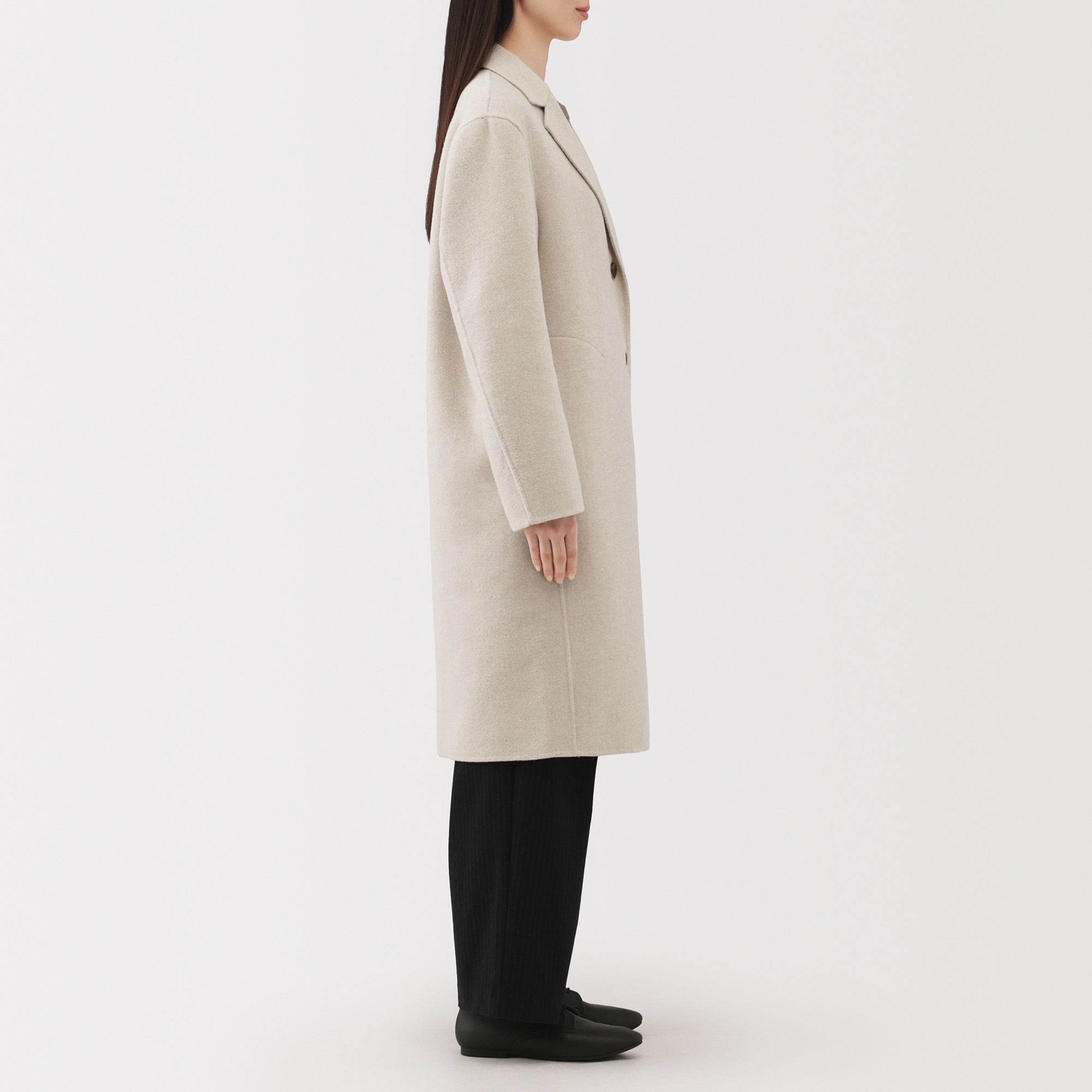 W's Wool blended Double face Chester coat(OS)