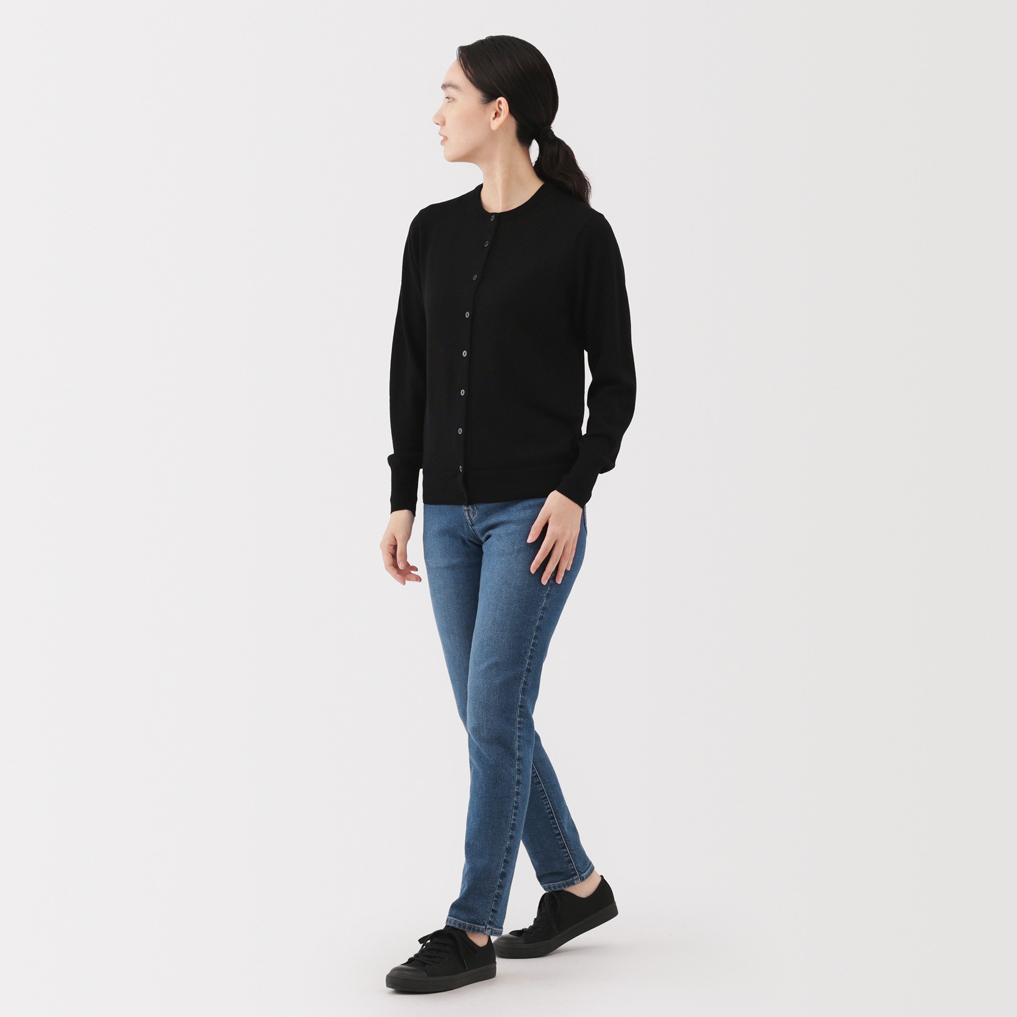 W's stretch denim slim-fit pants