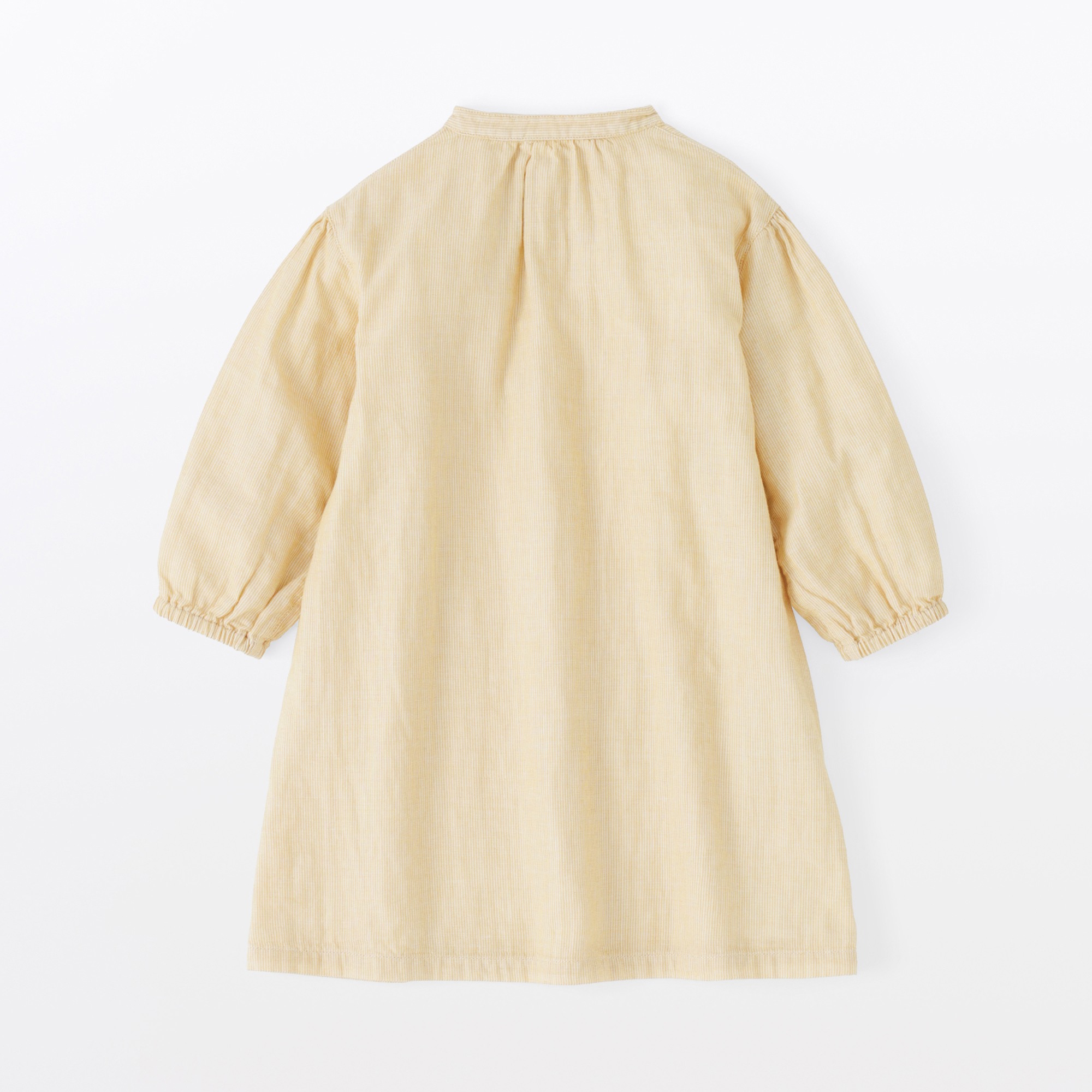 B's Double gauze stand collar L/Slv dress