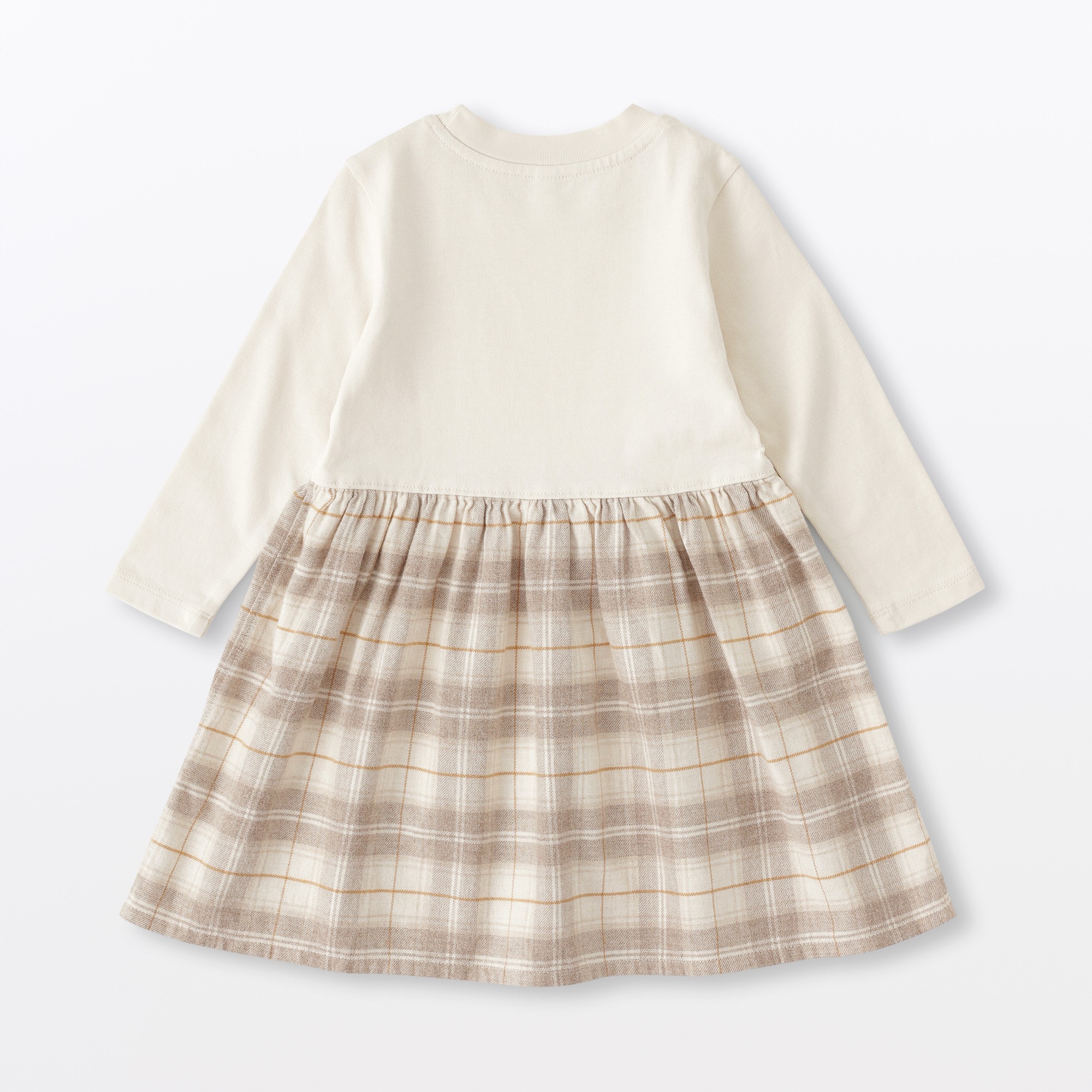 B's Double-brushed flannel pullover L/Slv dress