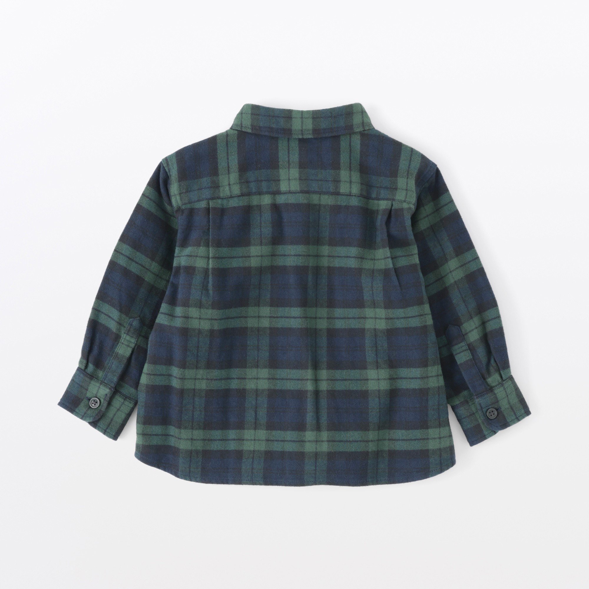 B's Double-brushed flannel regular collar L/Slv shirts