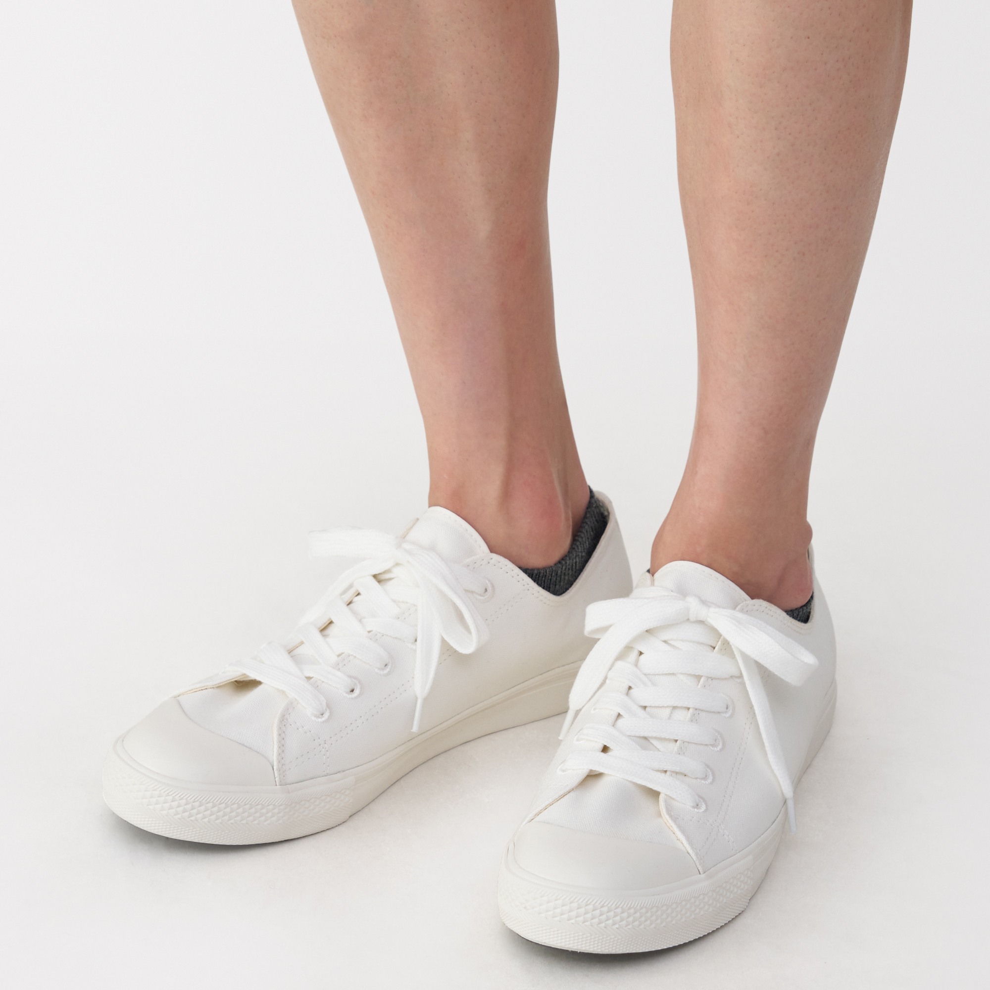 M's Right angle striped sneaker socks