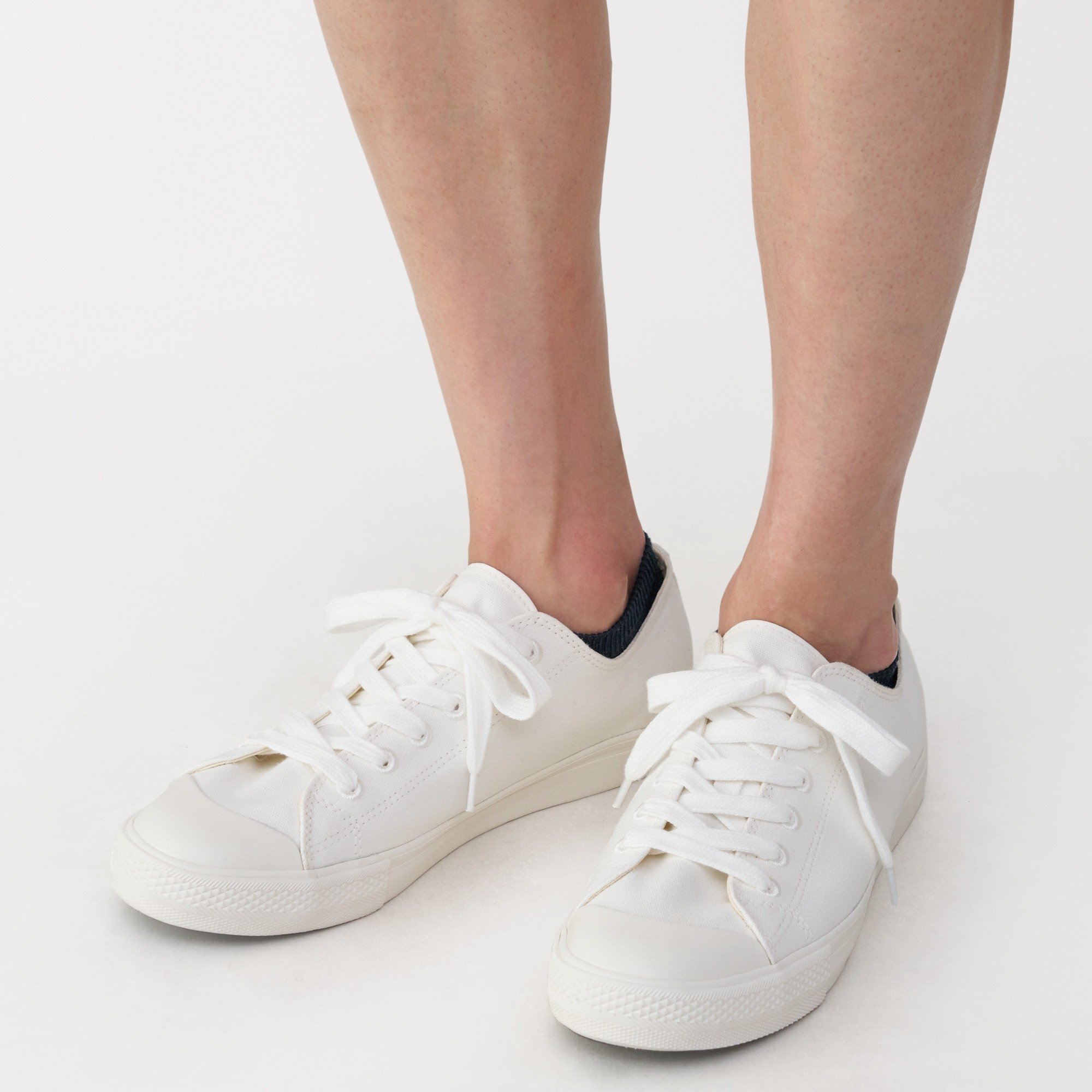 M's Right angle striped sneaker socks