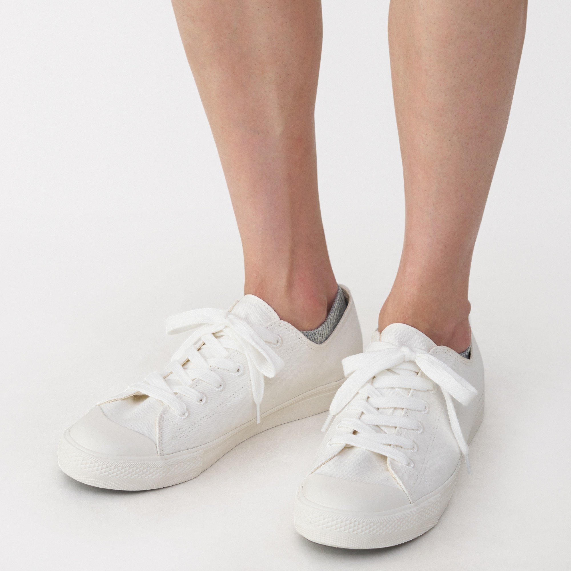 M's Right angle striped sneaker socks