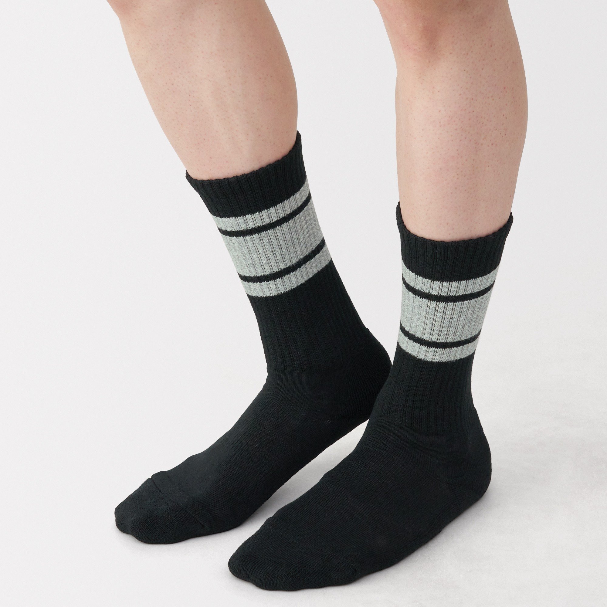 M's right angle pile socks(Line)