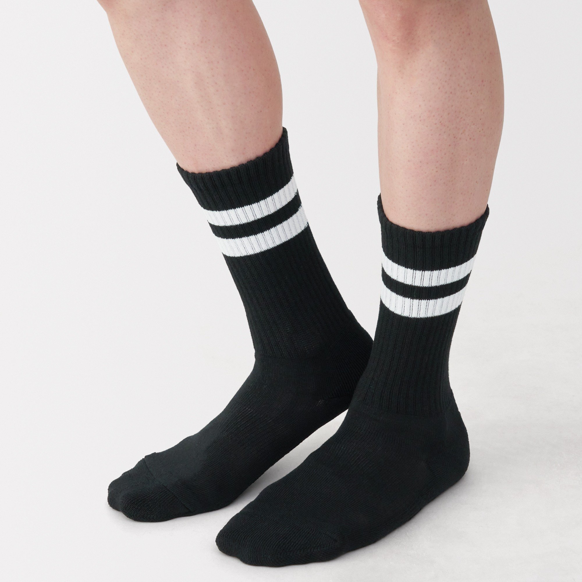 M's right angle pile socks(Line)
