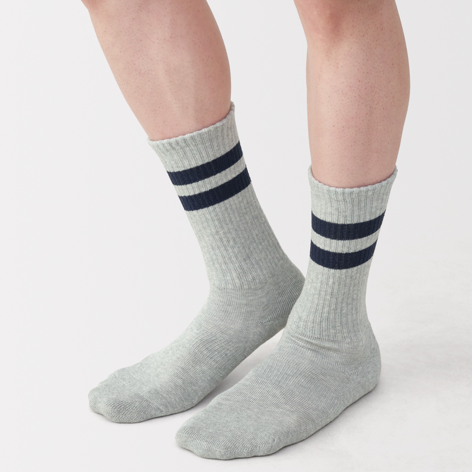 M's right angle pile socks(Line)