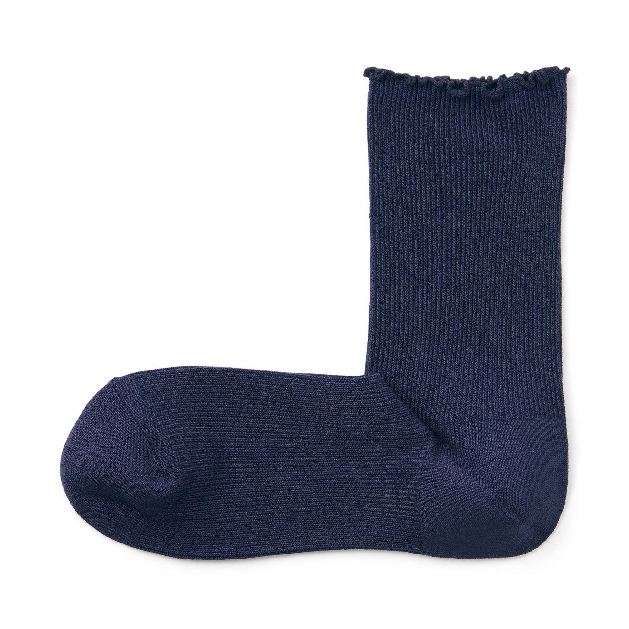 W's right angle rayon mix mellow top socks