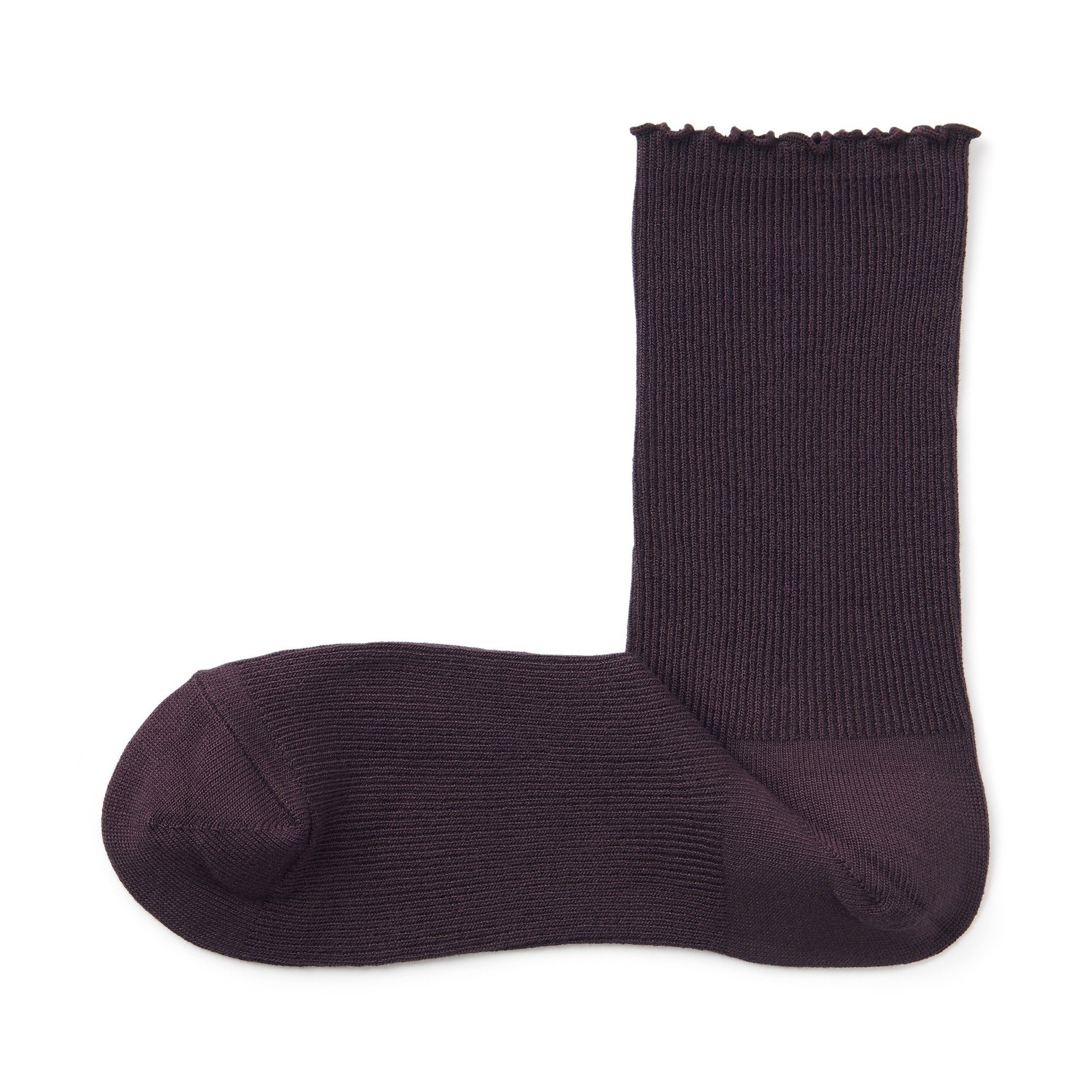 W's right angle rayon mix mellow top socks