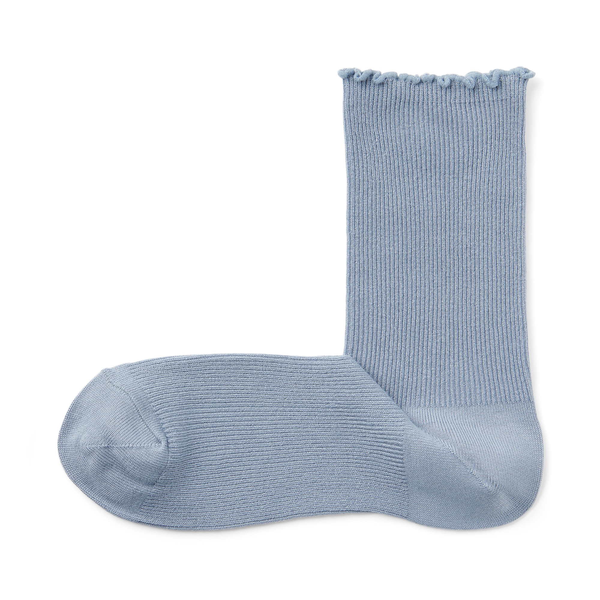 W's right angle rayon mix mellow top socks