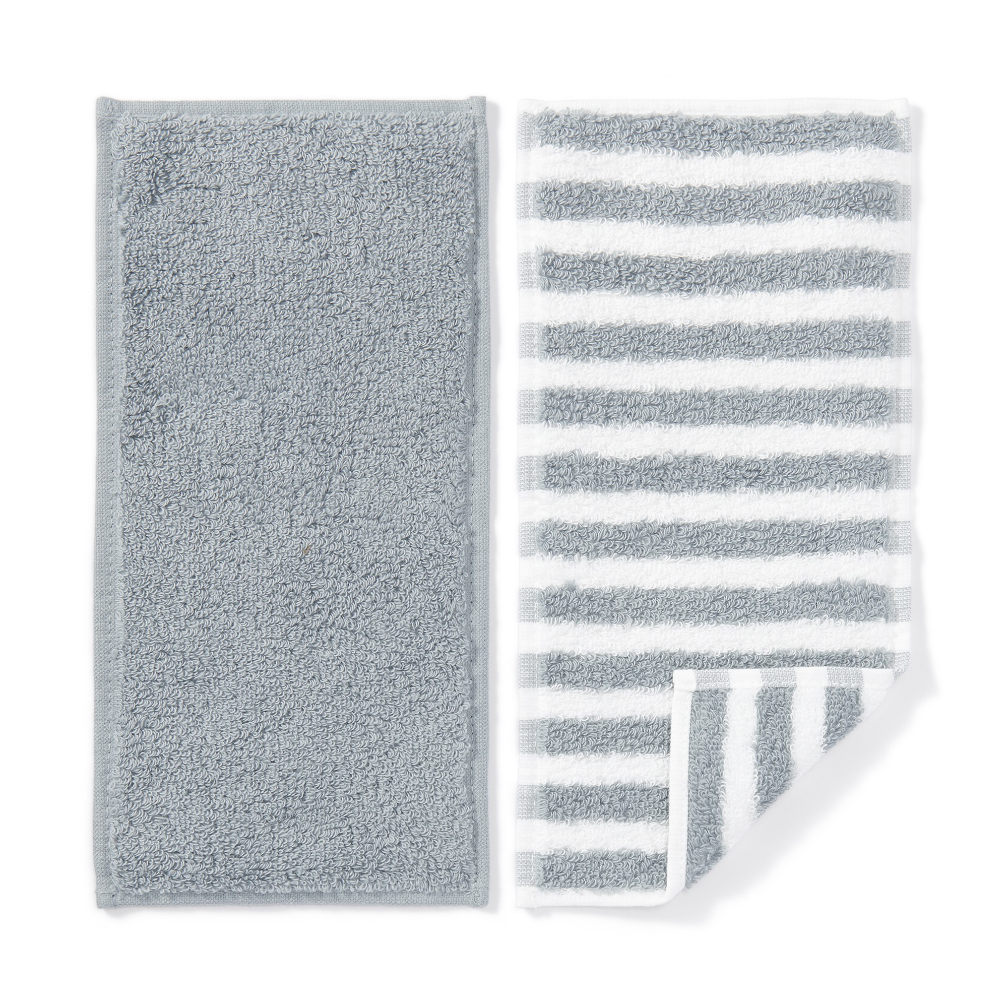 Cotton towel half size handkerchief 2pcs