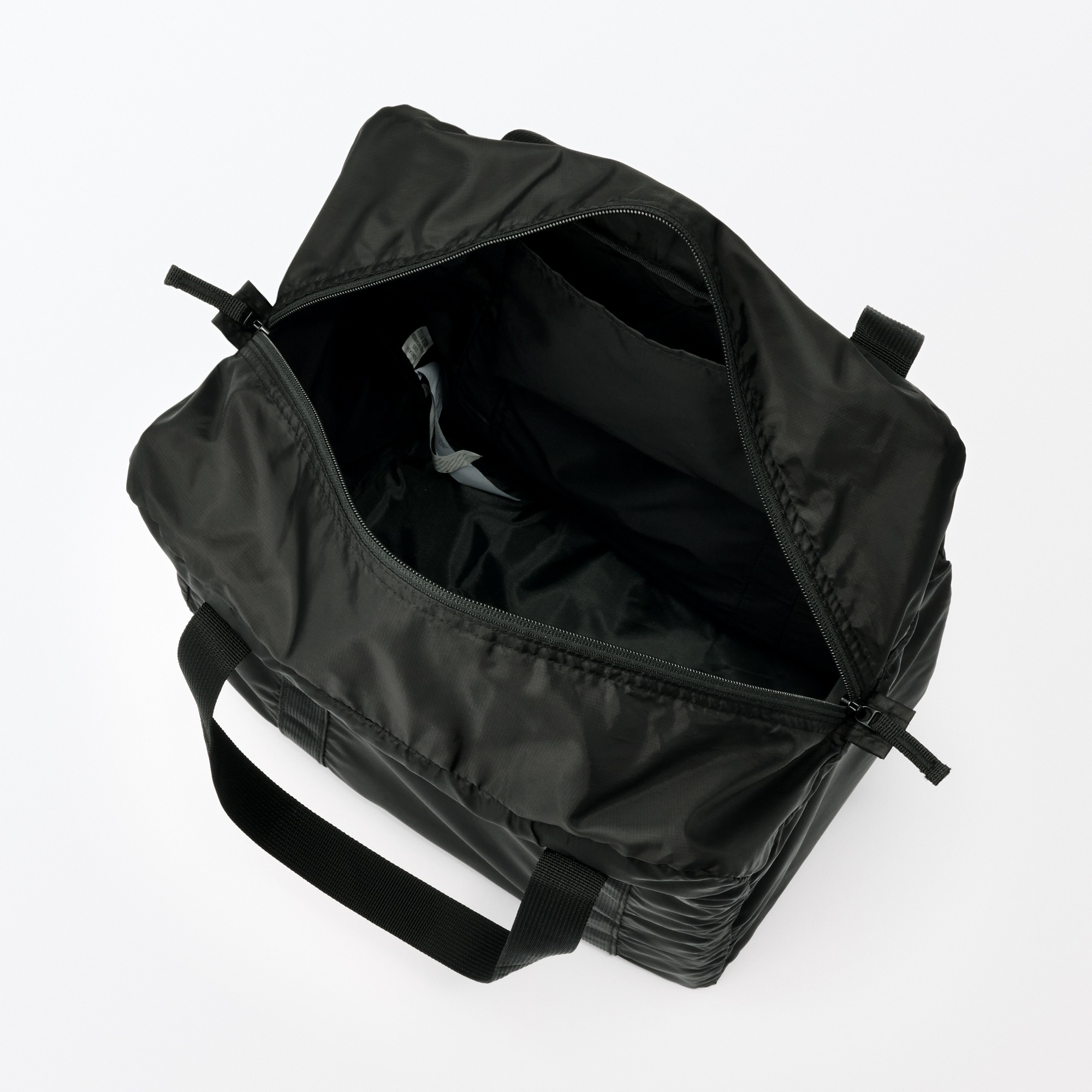 Pocketable water repellent tall boston bag