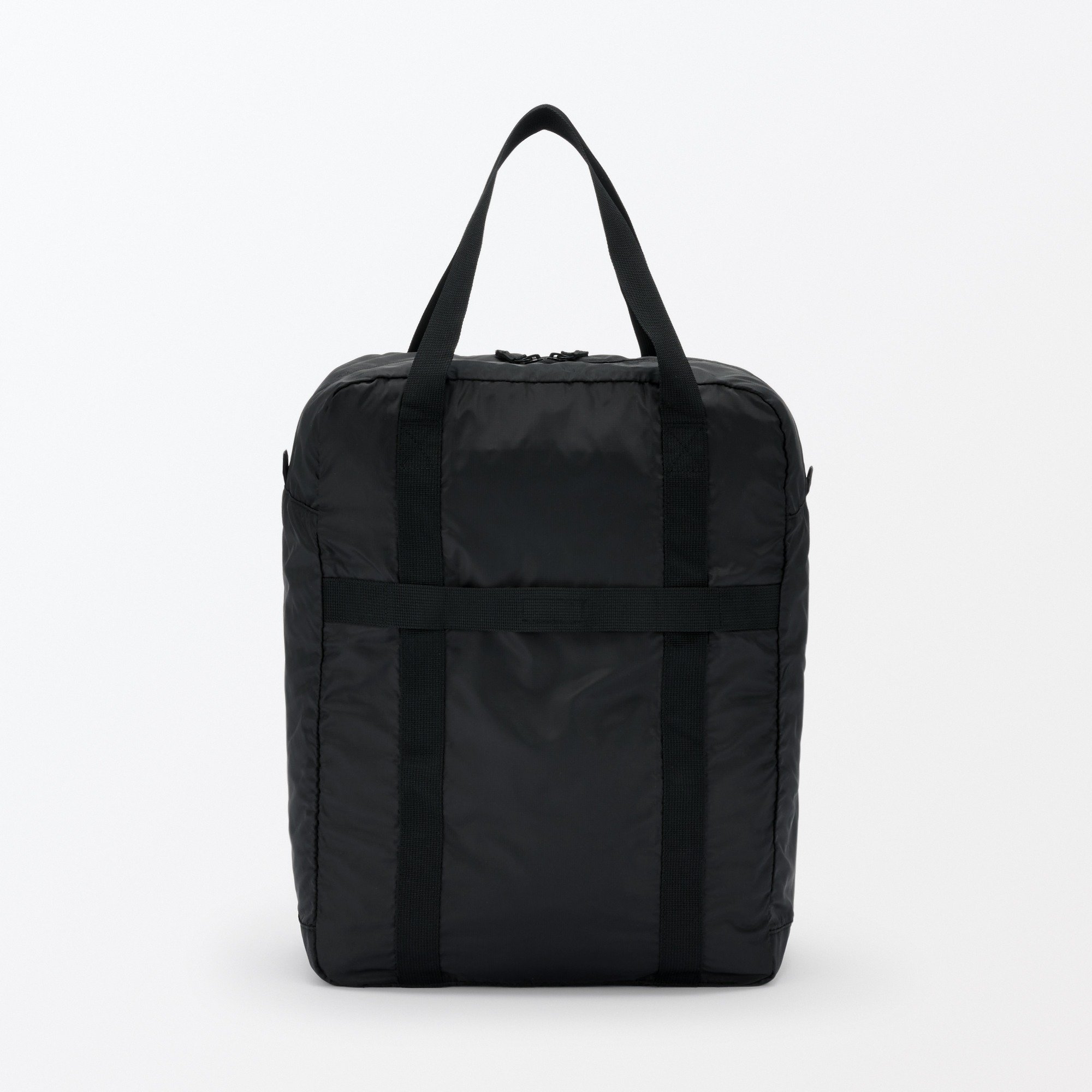 Pocketable water repellent tall boston bag