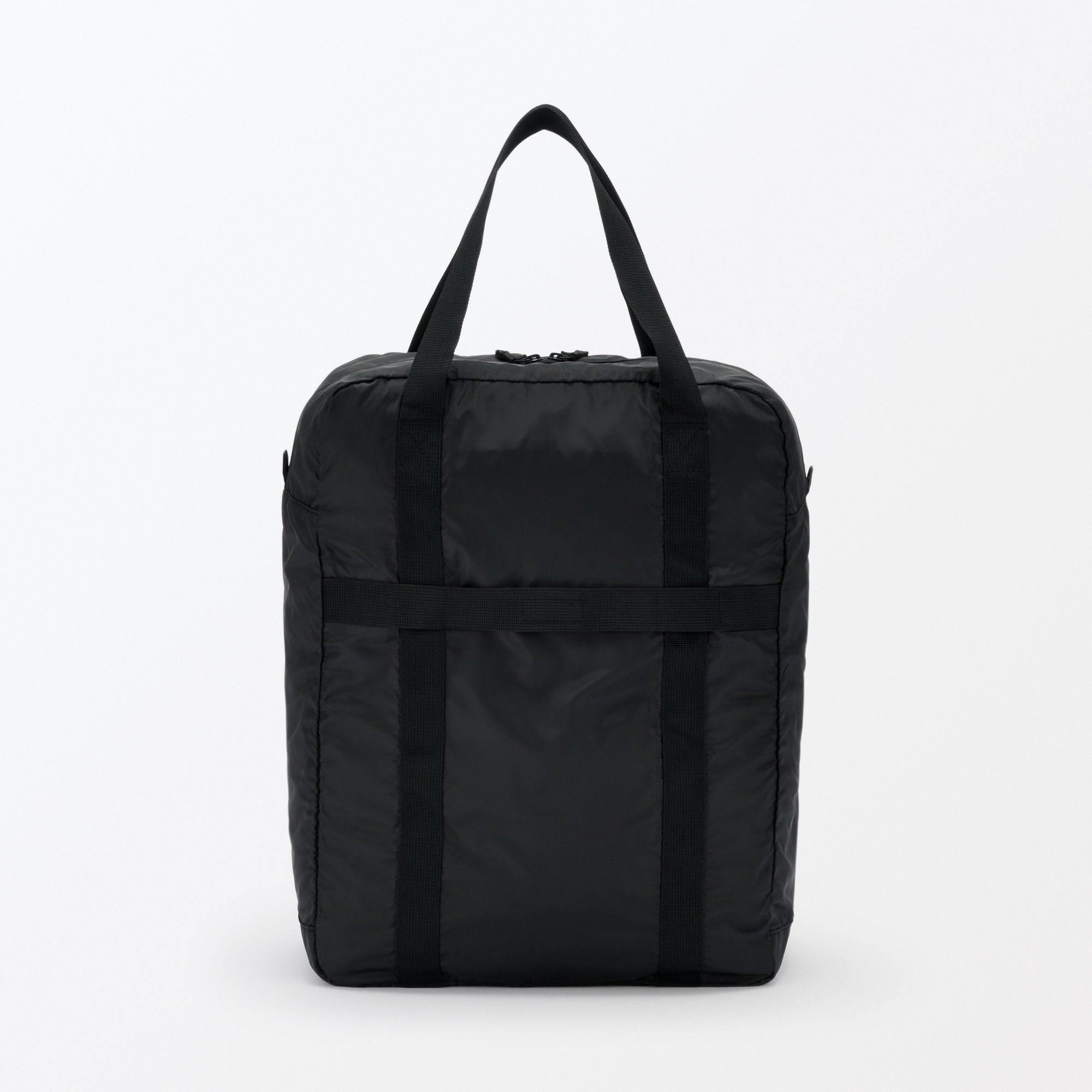 Pocketable water repellent tall boston bag
