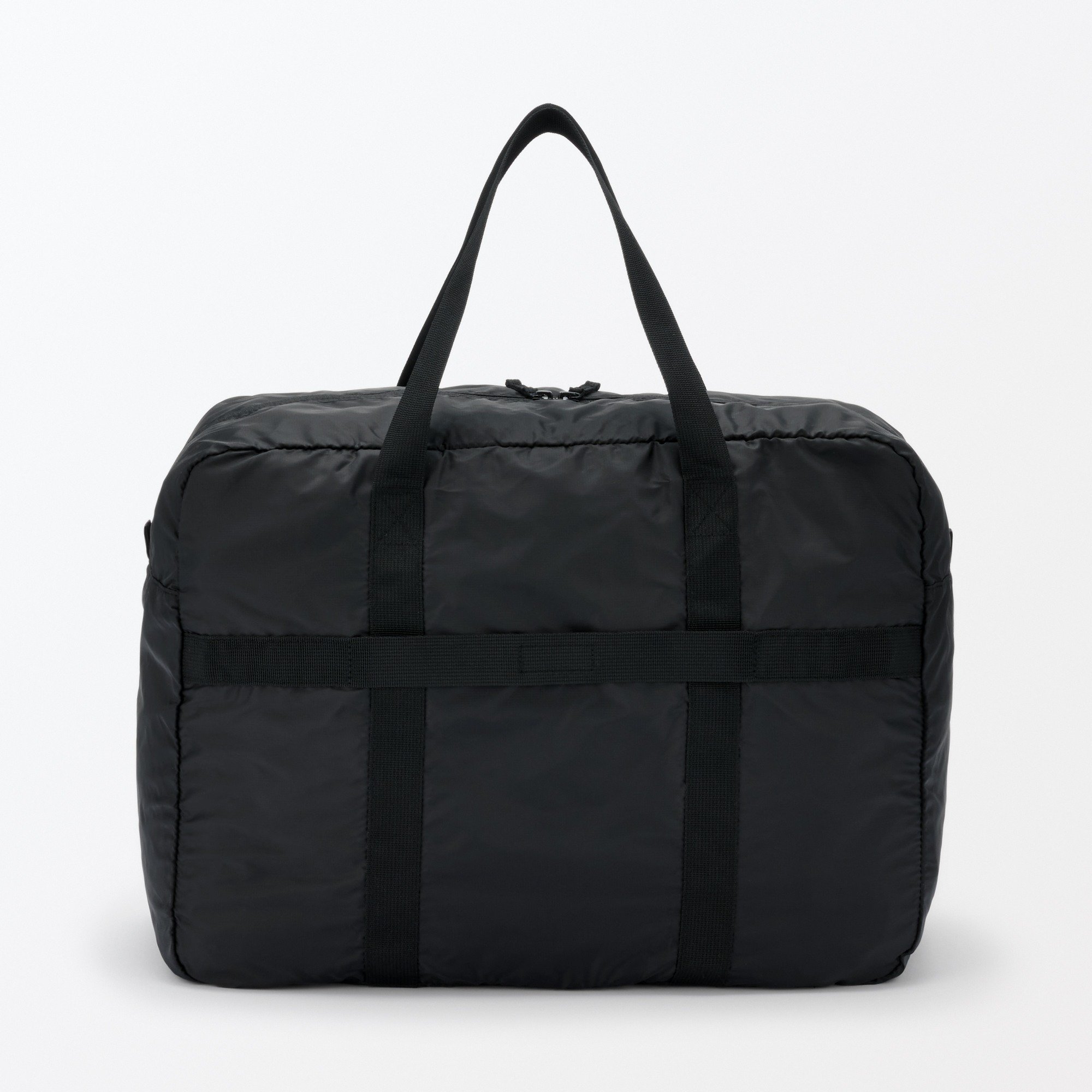 Pocketable water repellent wide boston bag