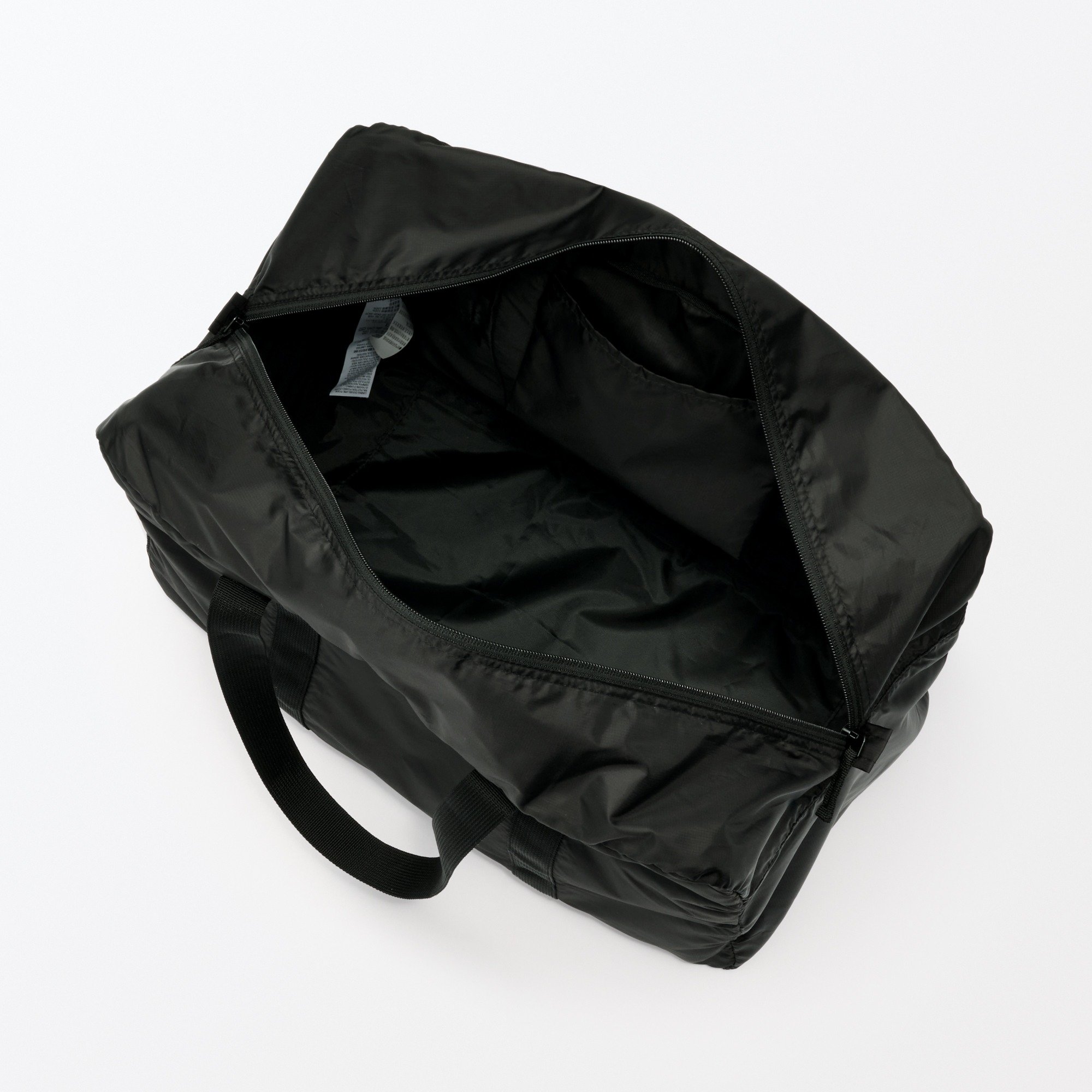 Pocketable water repellent wide boston bag