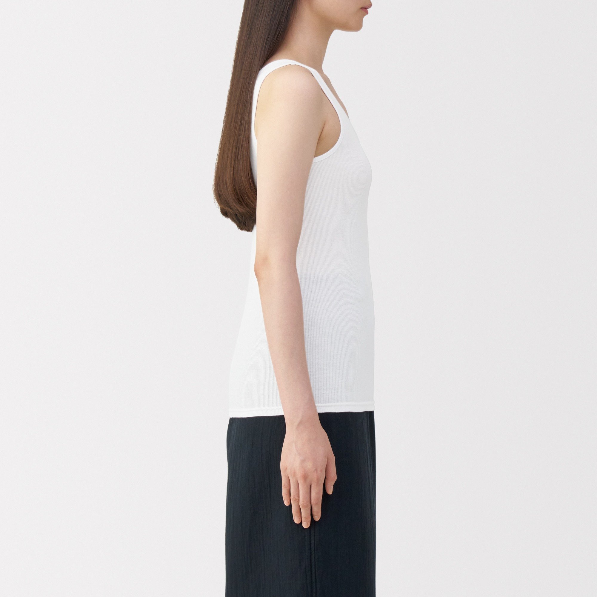 W's Cotton ribbed tank top