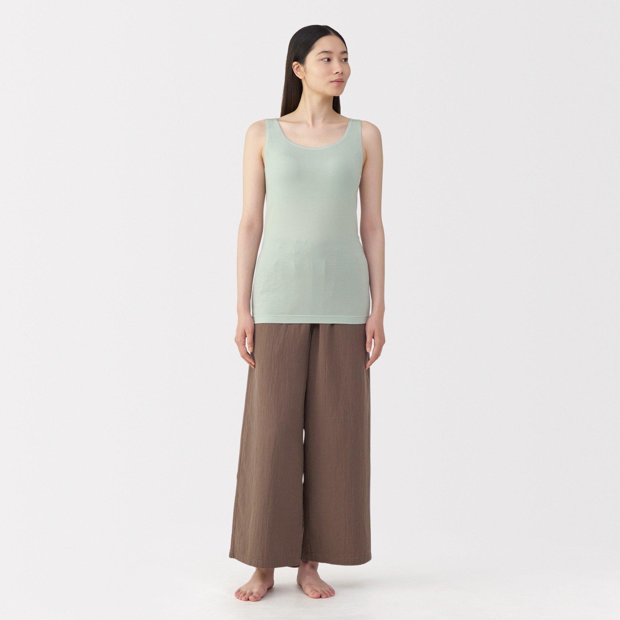 MUJI | W's Lyocell blended bra tank top