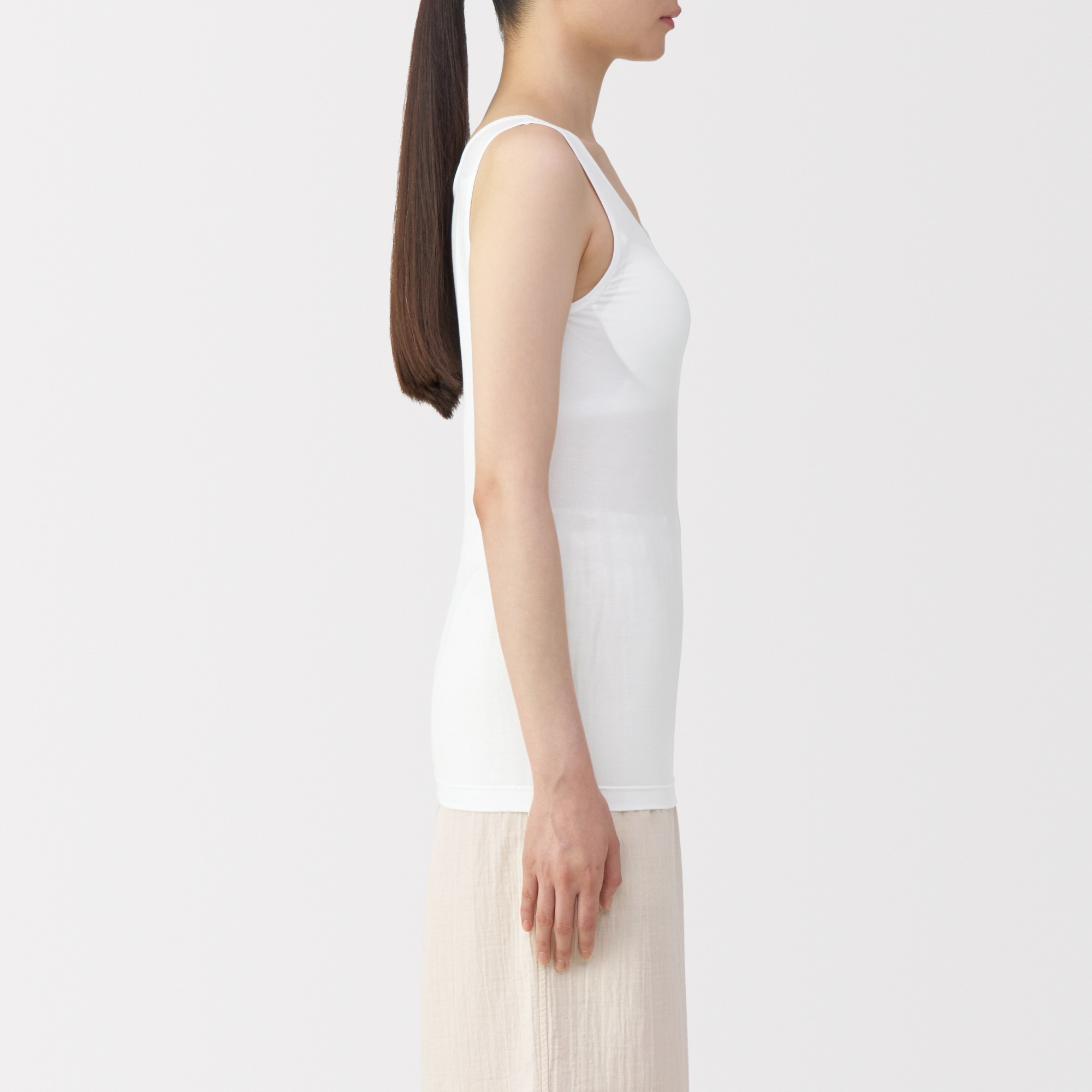 W's Lyocell blended bra tank top