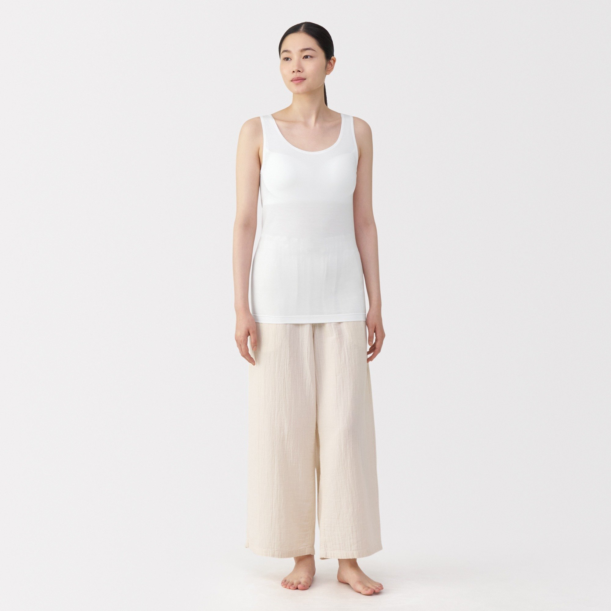 W's Lyocell blended bra tank top