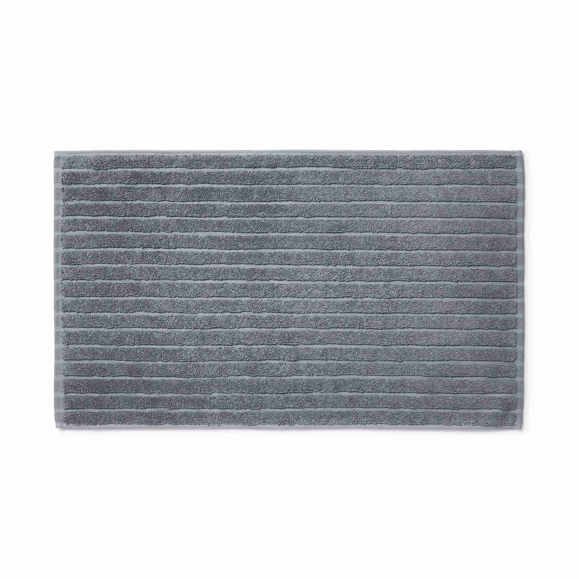 COTTON LINEN BATH MAT