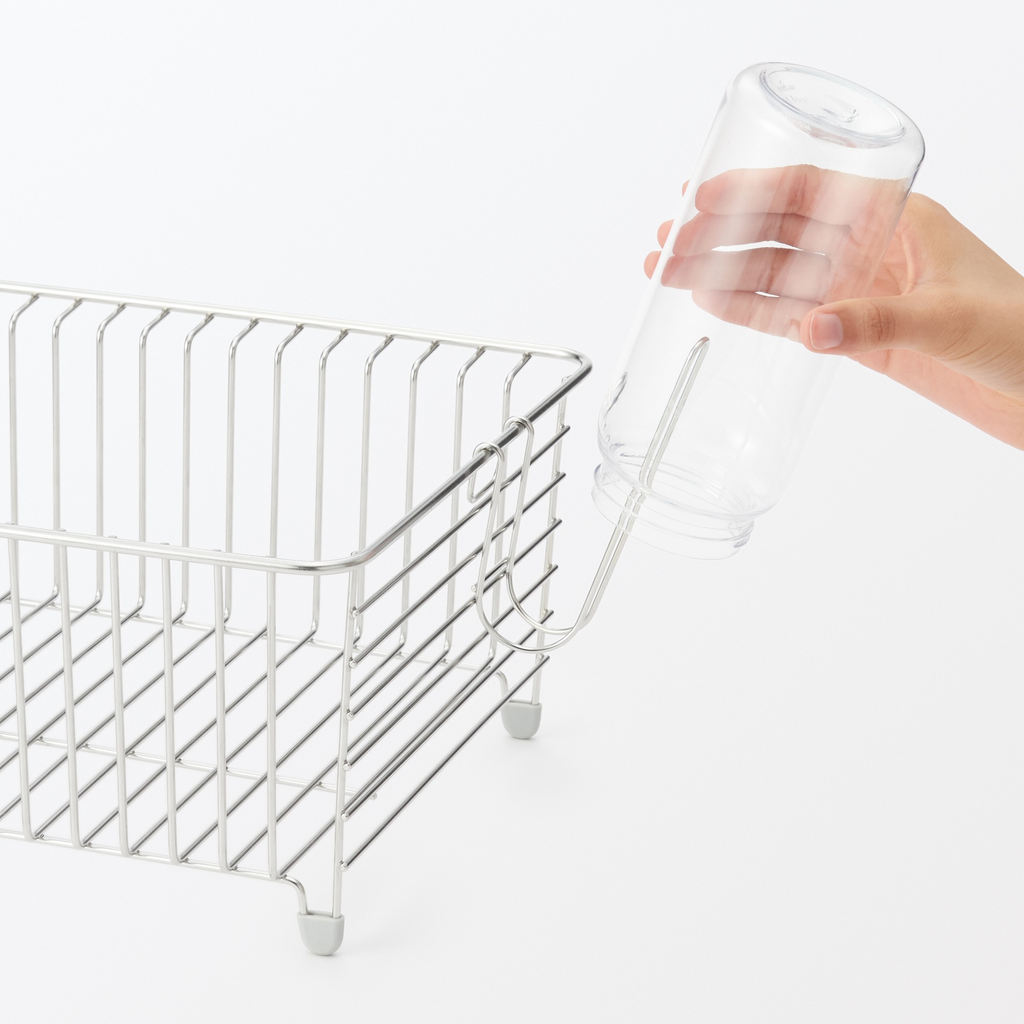 Stainless steel Bottle hook For dish drainer