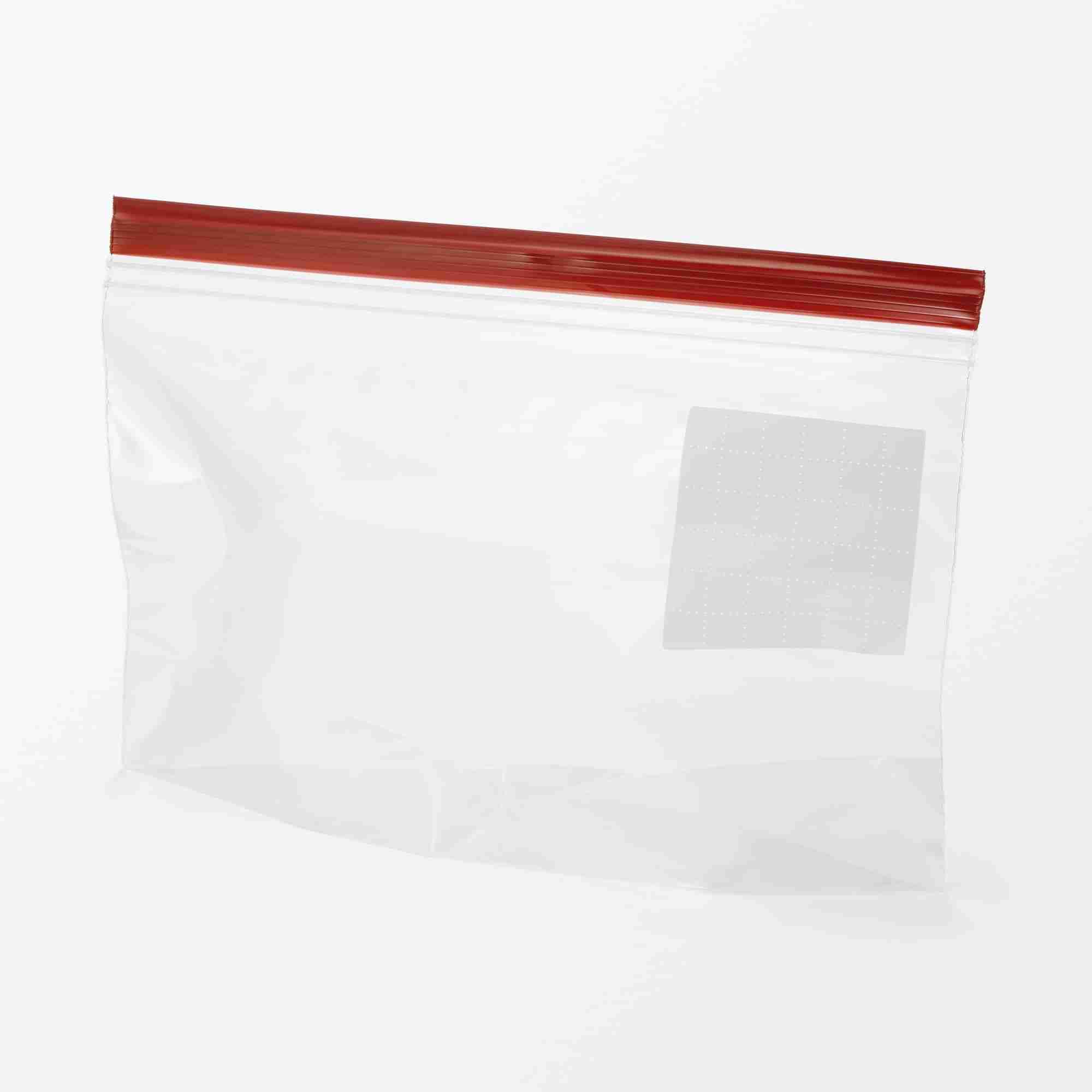 With gusset & double zipper Freezer bag/M