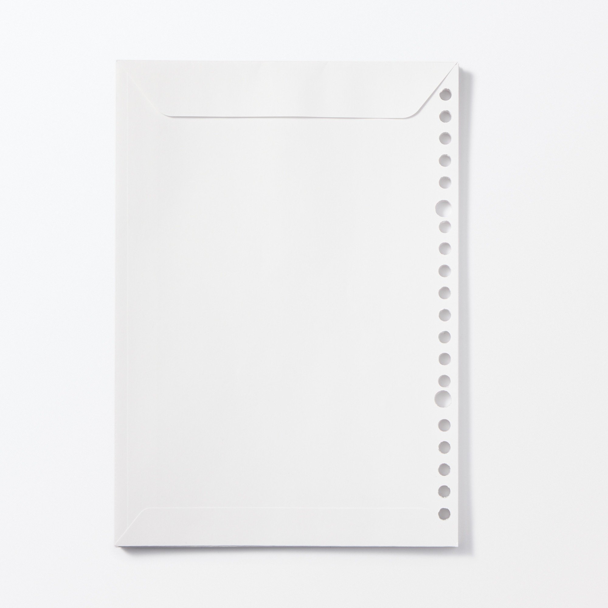 Loose leaf papers Refill Envelope With window
