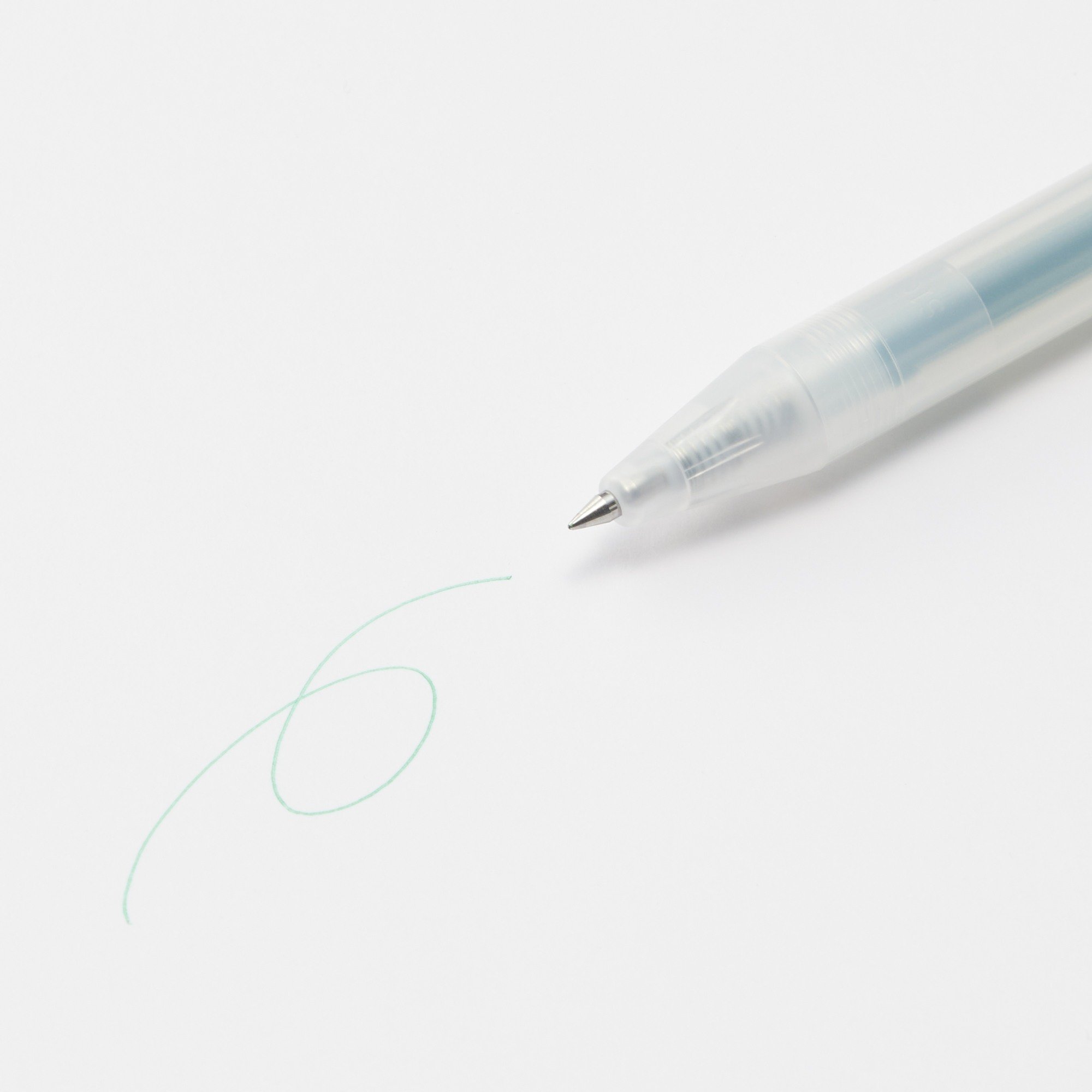 Smooth gel ink Ballpoint pen Knock type