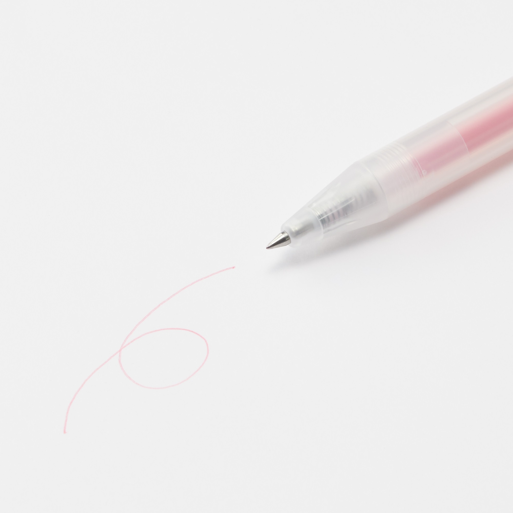 Smooth gel ink Ballpoint pen Knock type