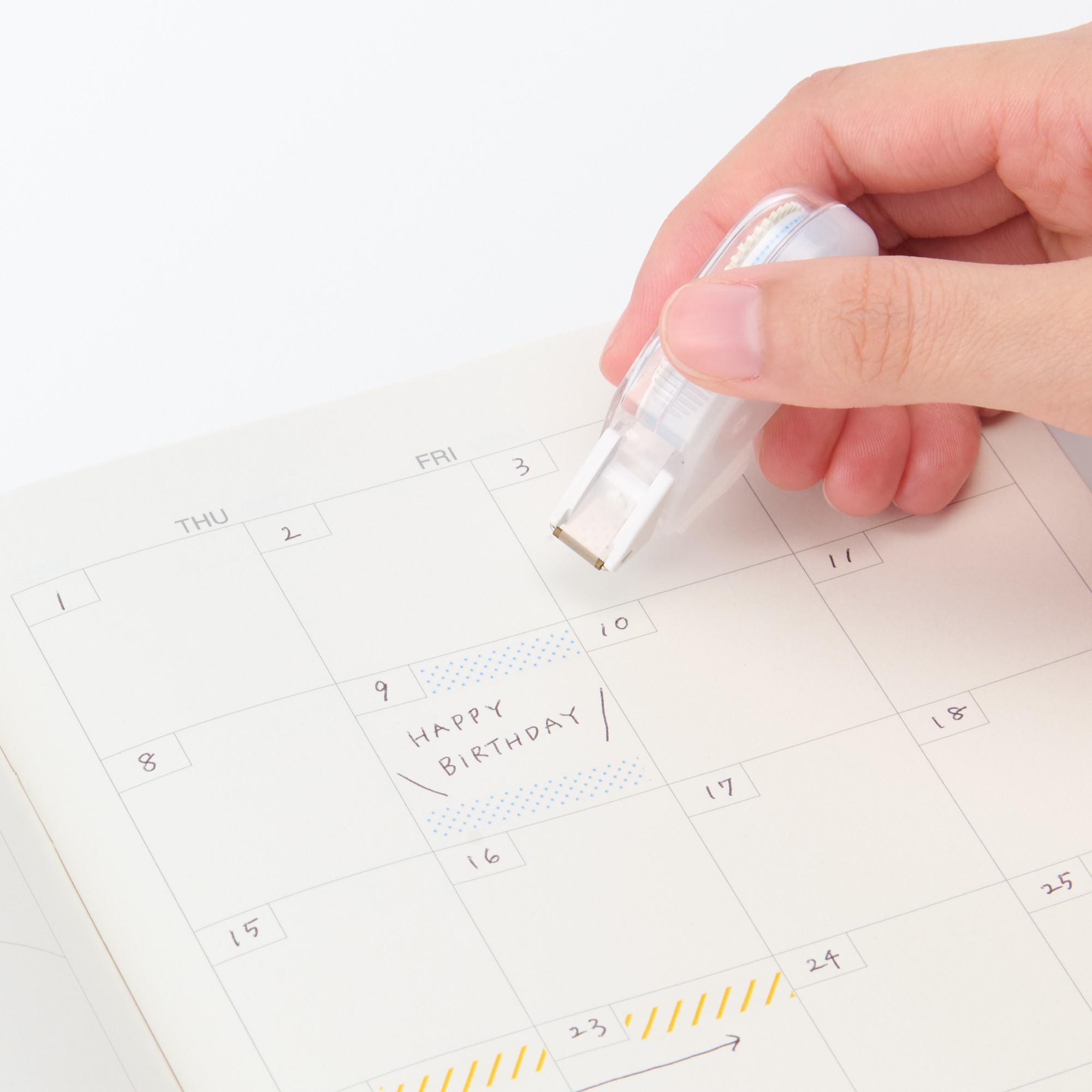 Decorative tape Pin dot